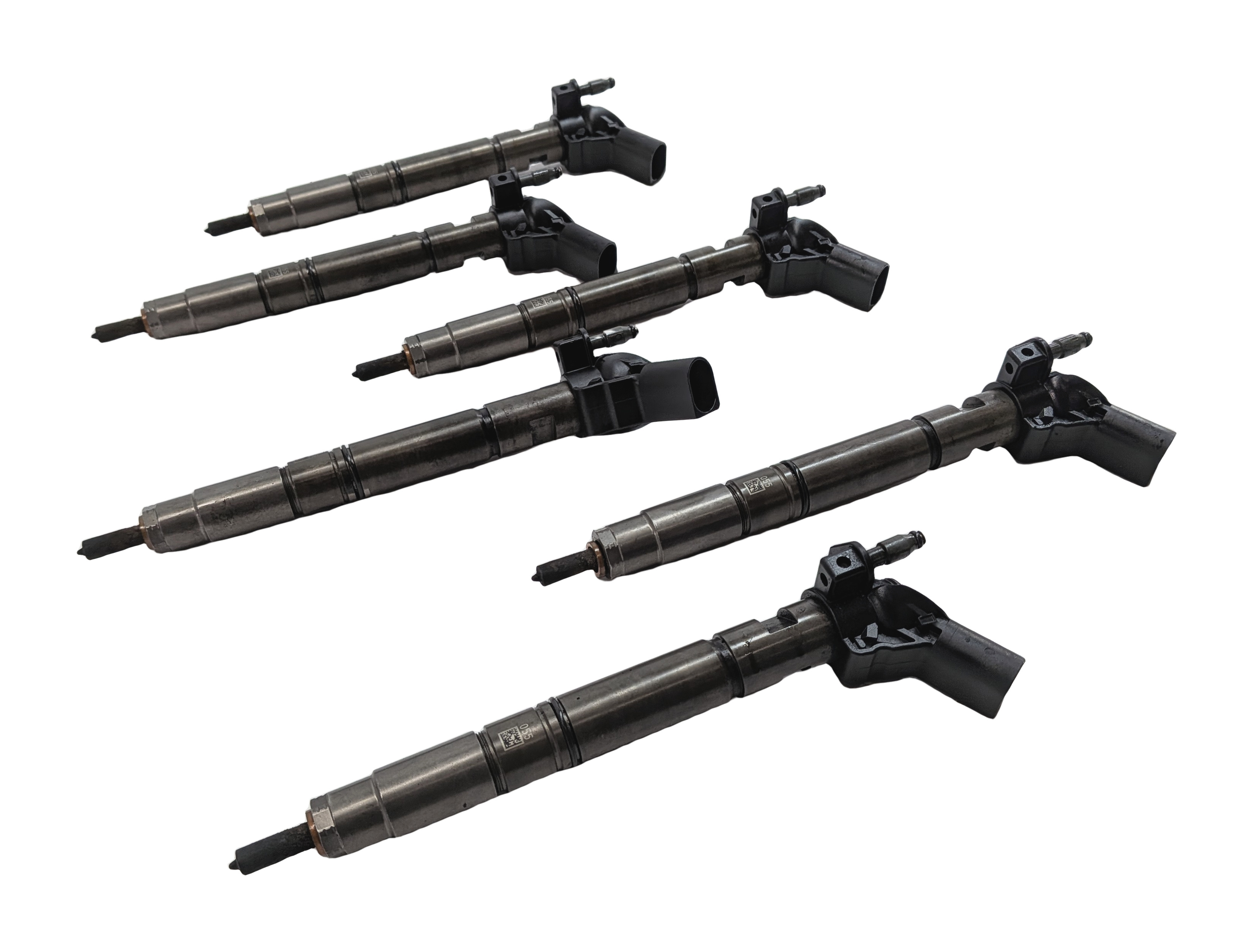 2013-2016 PORSCHE CAYENNE (958) 3.0L DIESEL ENGINE - FUEL INJECTOR SET-6 — exact item pictured