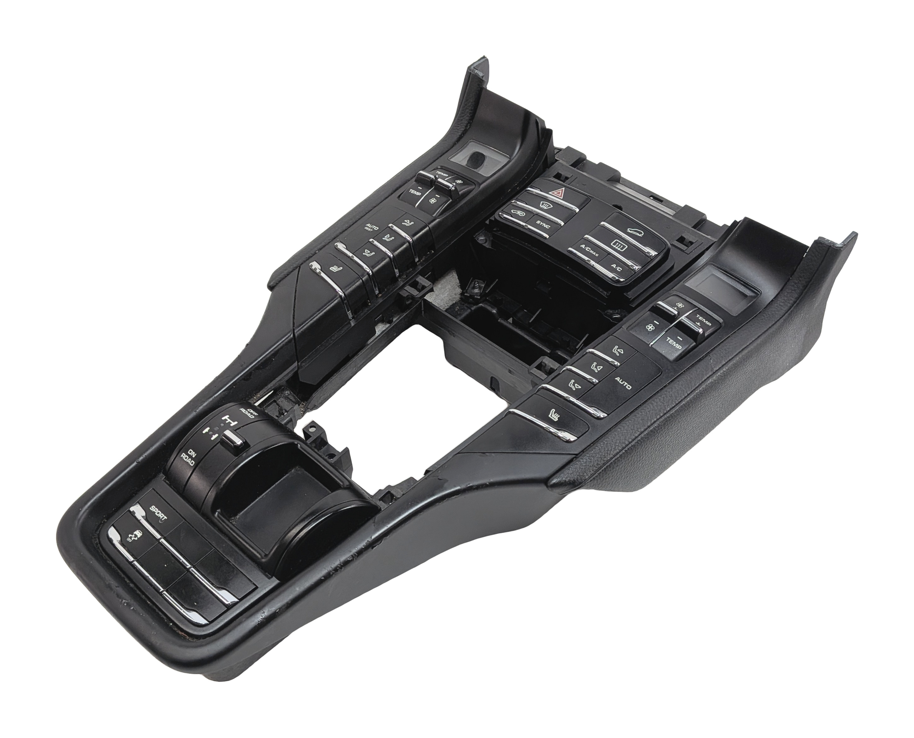 11-18 PORSCHE CAYENNE 958 FRONT A/C HEATER CLIMATE CONTROL 4 ZONE w/ HEATED SEAT — exact item pictured