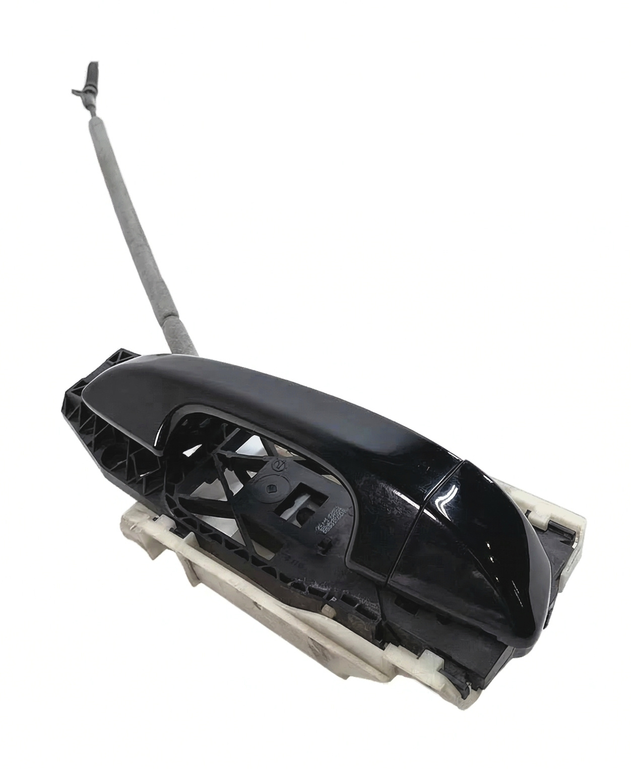 11-18 PORSCHE CAYENNE (958) FRONT RIGHT PASSENGER DOOR HANDLE (Black) — exact item pictured