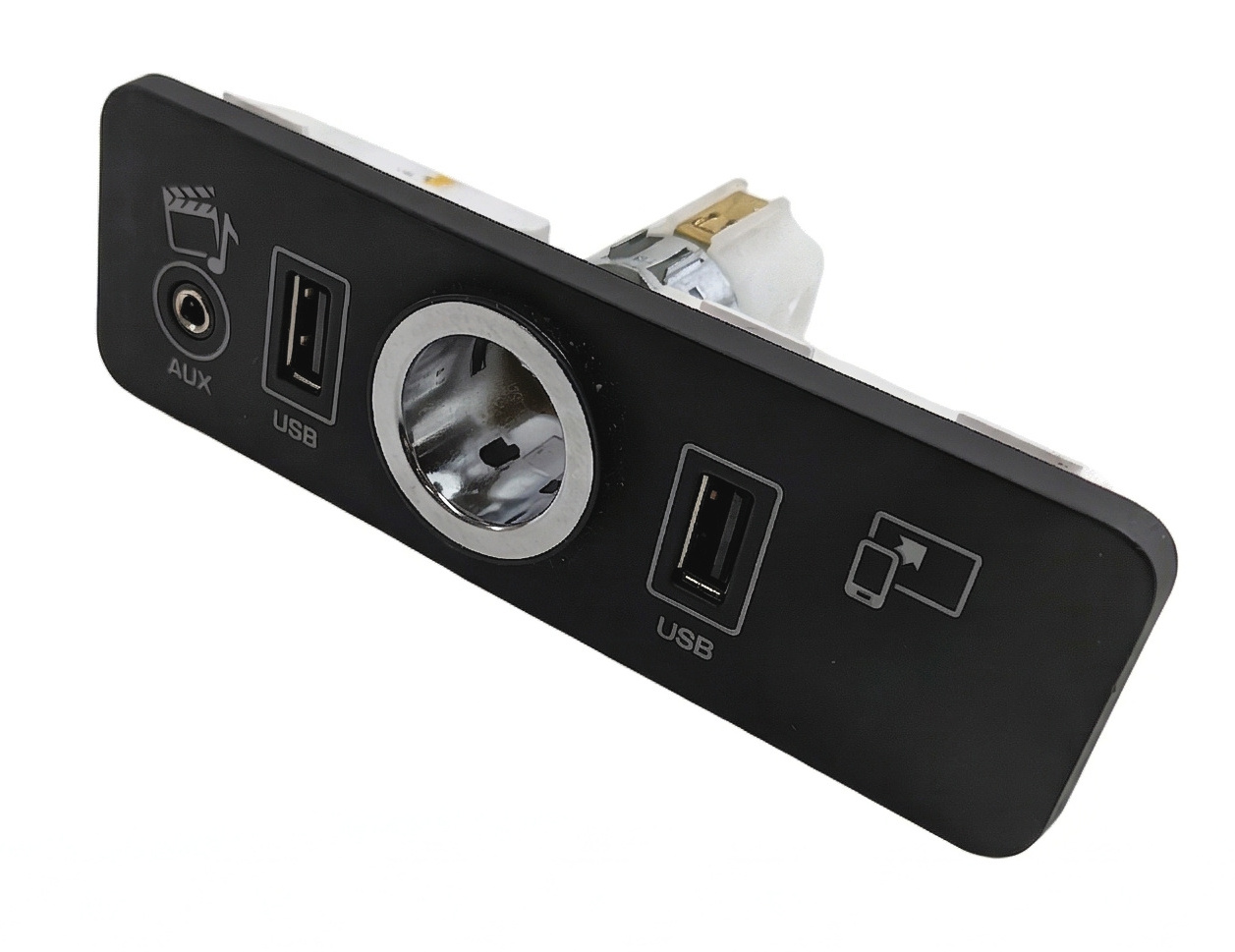 2015 RANGE ROVER SPORT (L494) USB AUX AUXILIARY 12V POWER OUTLET JACK PANEL — exact item pictured