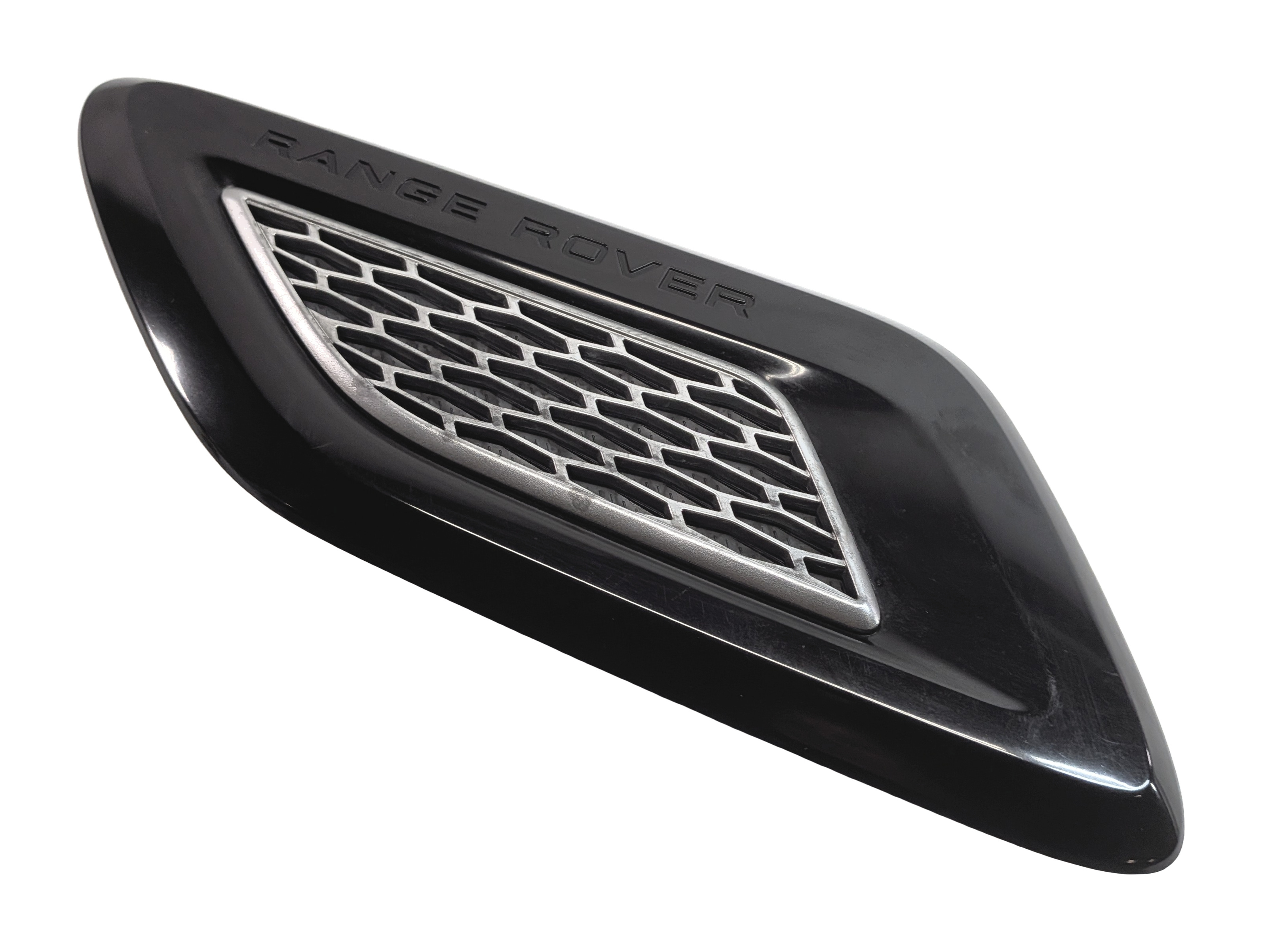 2015 RANGE ROVER SPORT (L494) FRONT LEFT DRIVER HOOD VENT GRILLE TRIM BLACK — exact item pictured