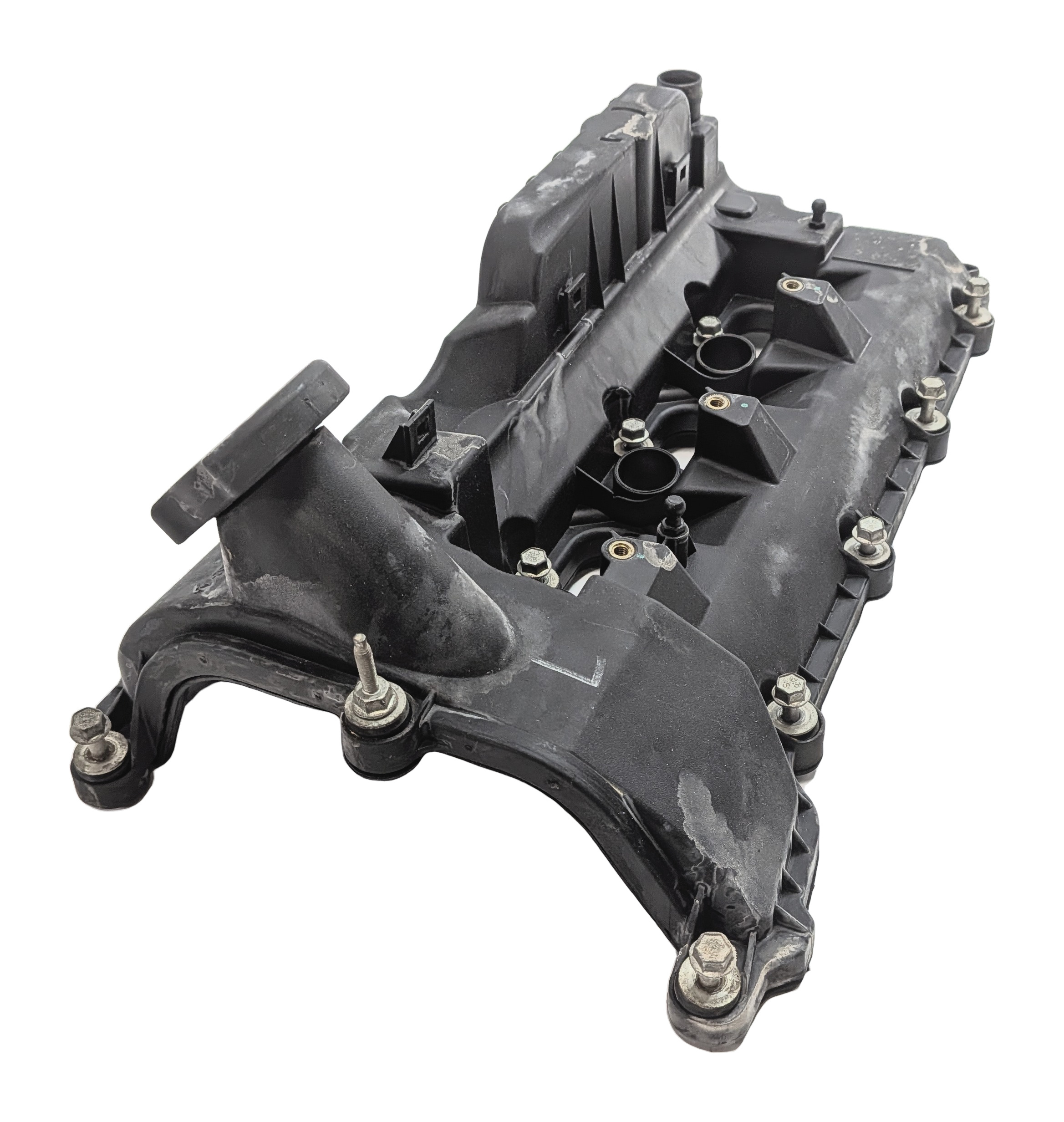 2014-2017 LR4 RANGE ROVER SPORT DISCOVERY (L405 L494 L462) 3.0L LEFT VALVE COVER — exact item pictured