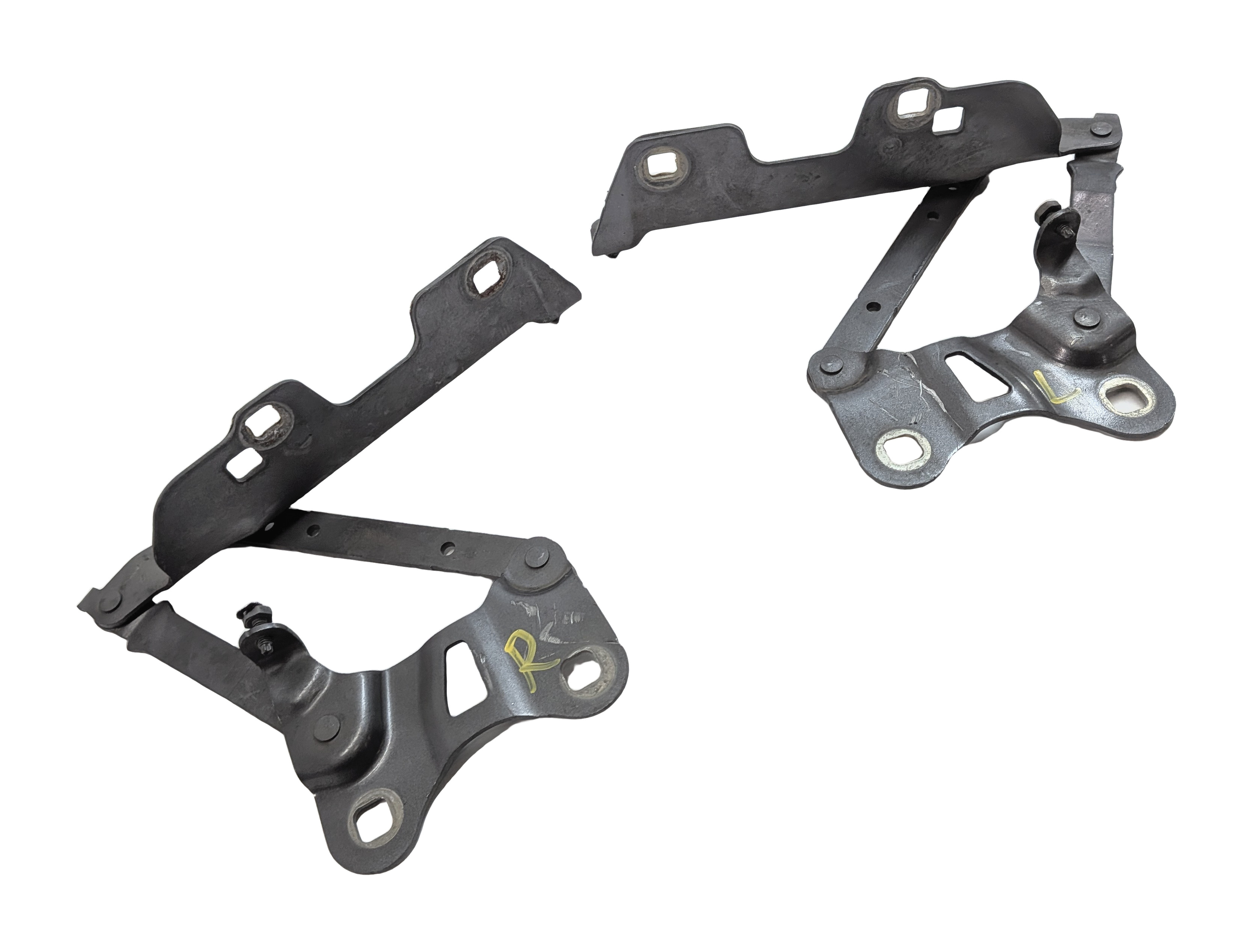 2013-2022 RANGE ROVER SPORT (L405 L494) LEFT & RIGHT HOOD HINGE SET (Grey) — exact item pictured