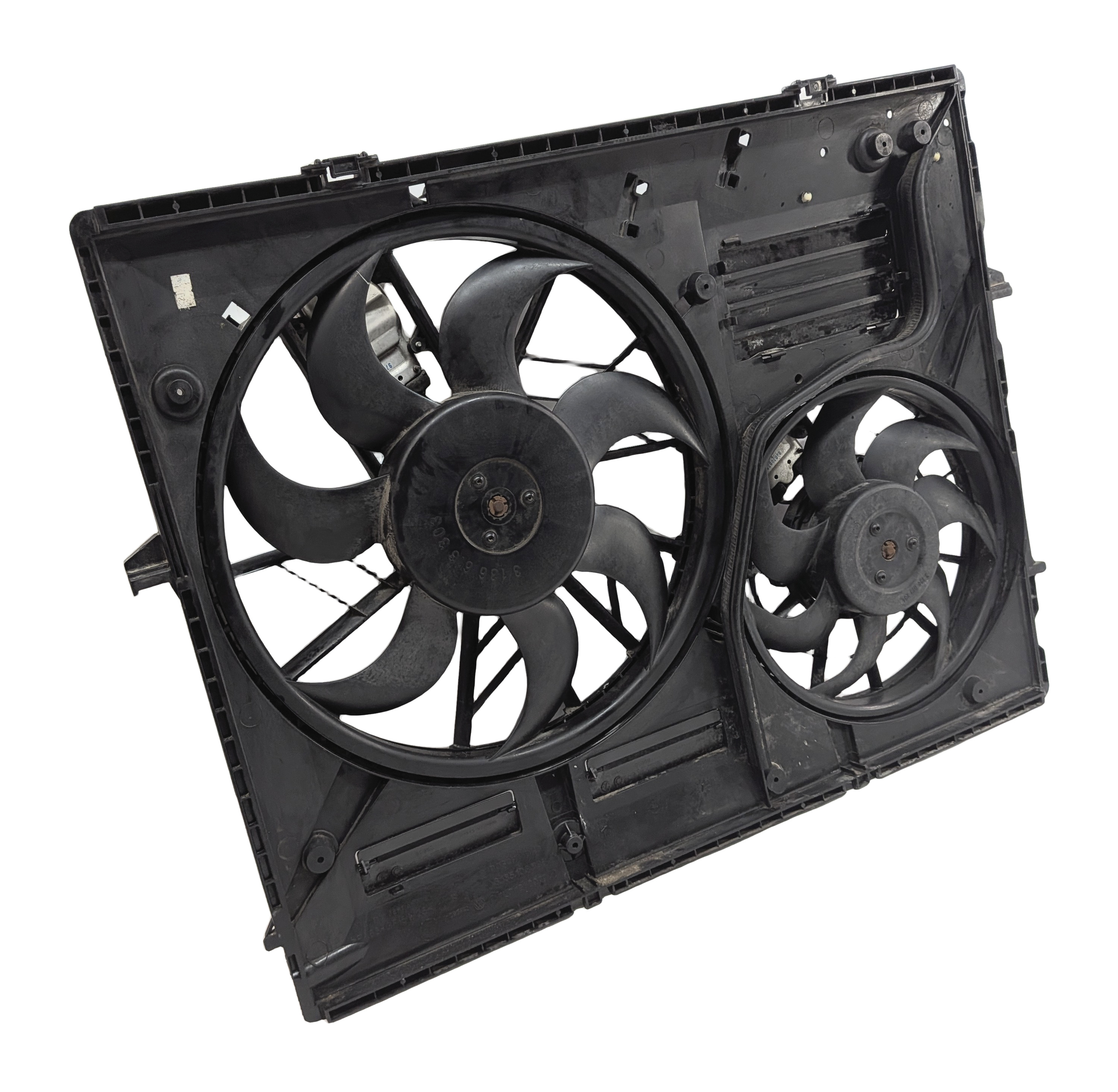 11-15 AUDI Q7 (4L) 3.0L ENGINE RADIATOR COOLING FAN (FOR MODELS w/ HITCH OPTION) — exact item pictured