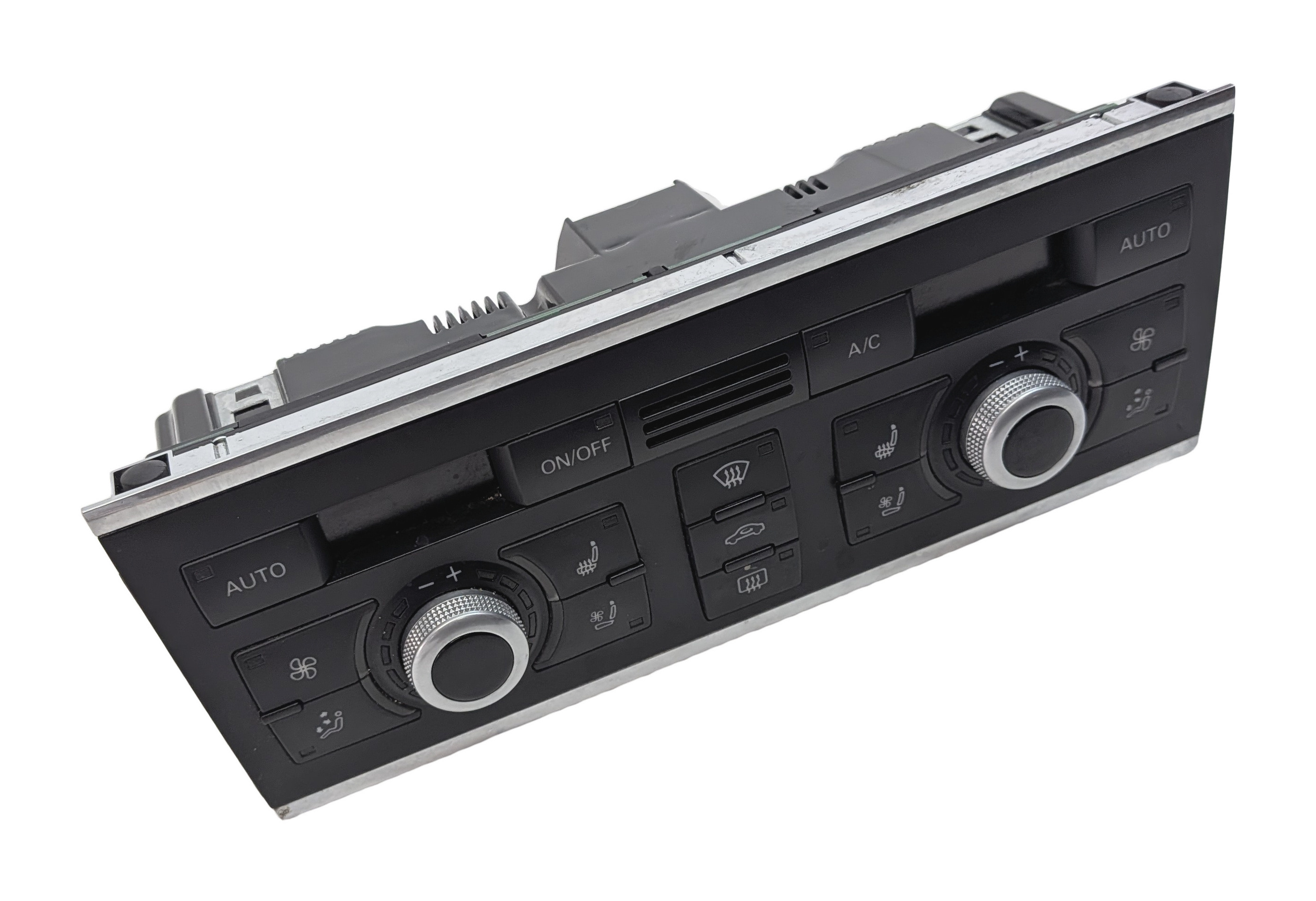 2013-2015 AUDI Q7 (4L) FRONT HEATER A/C TEMPERATURE CLIMATE CONTROL PANEL — exact item pictured