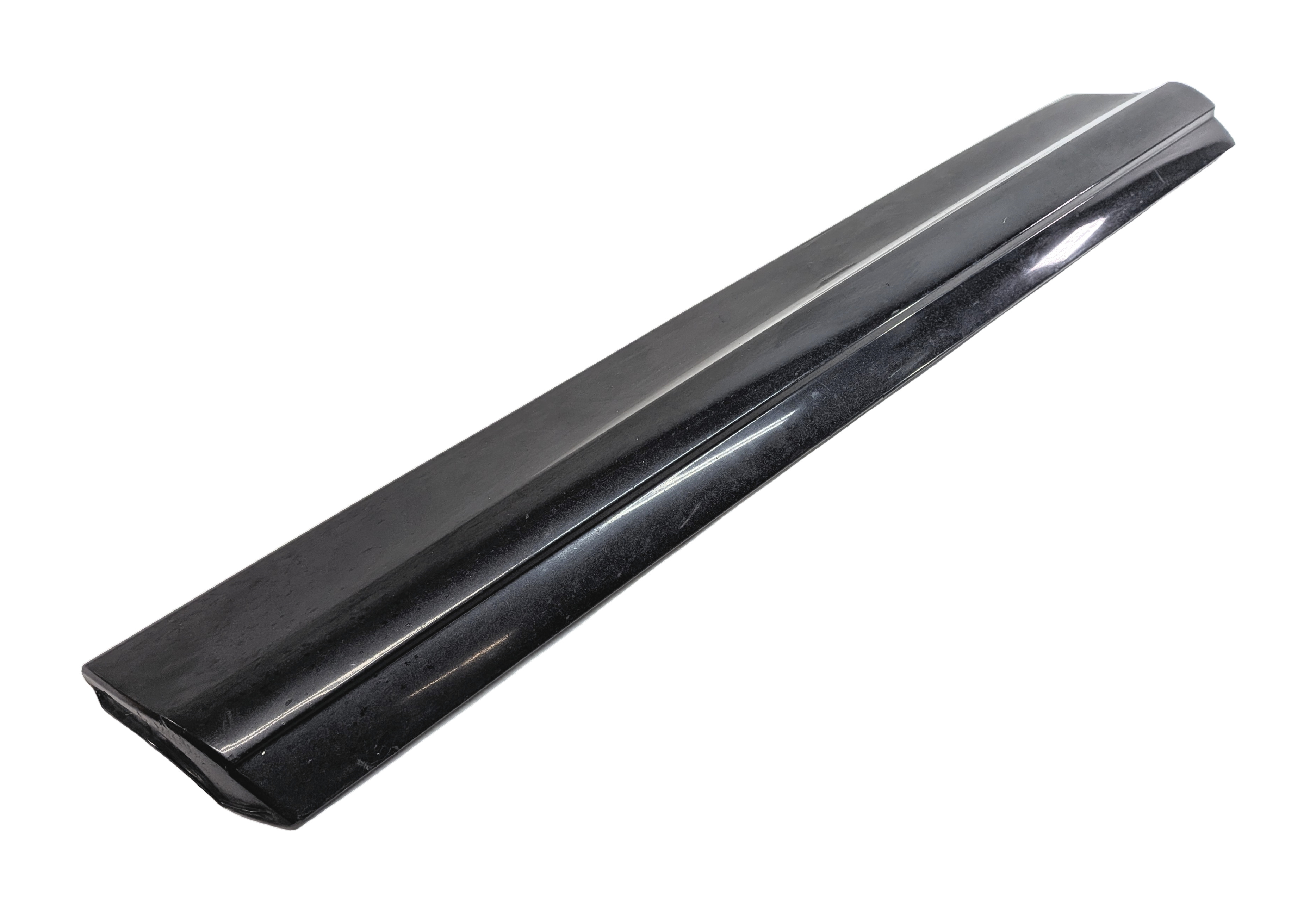 08-15 AUDI Q7 (4L) FRONT LEFT DRIVER LOWER DOOR TRIM MOULDING w/ S LINE (Black) — exact item pictured