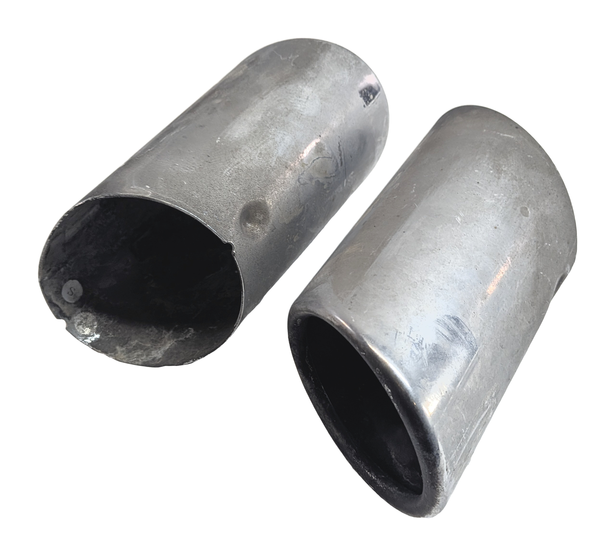 14-16 BMW X3 X4 (F25) 3.0L (N55) ENGINE MUFFLER EXHAUST PIPE TIP SET/2 (CHROME) — exact item pictured