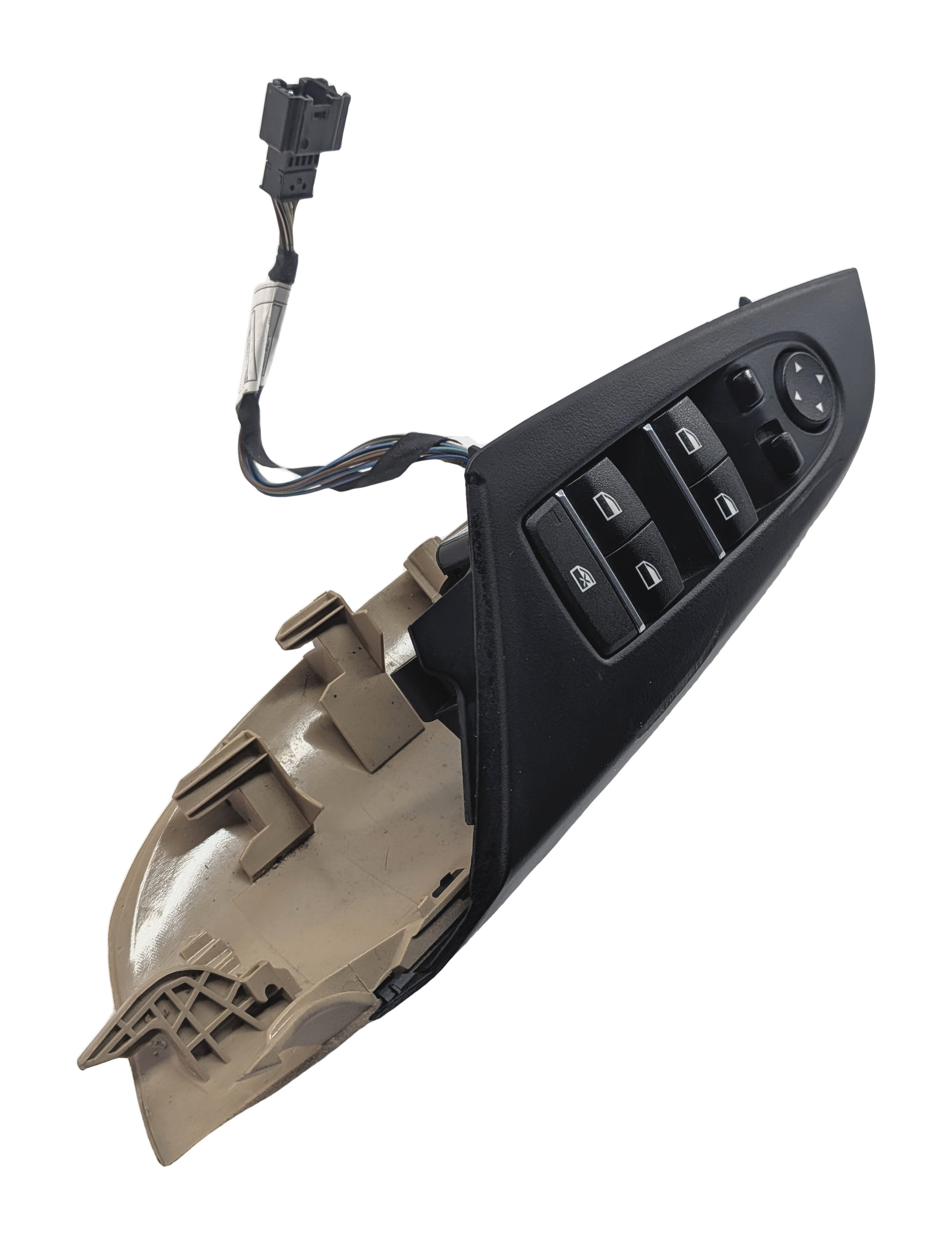 2012-2019 BMW 3 4 M3 X3 X4 SERIES FRONT LEFT DRIVER WINDOW SWITCH P-FOLD (BLACK) — exact item pictured