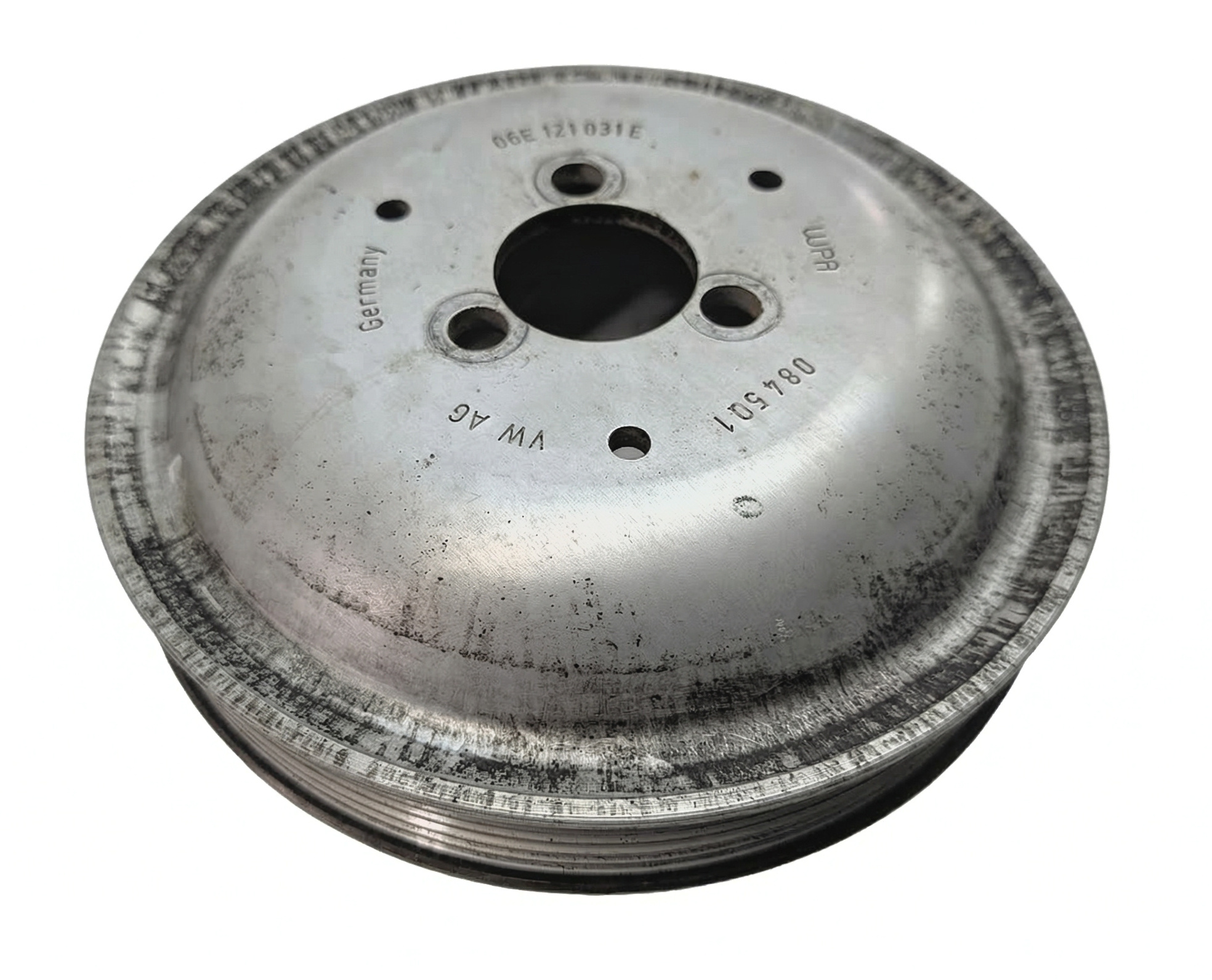 2014 AUDI Q5 (B8 8R) 3.0L SUPER (CTUC) ENGINE WATER COOLANT PUMP PULLEY — exact item pictured