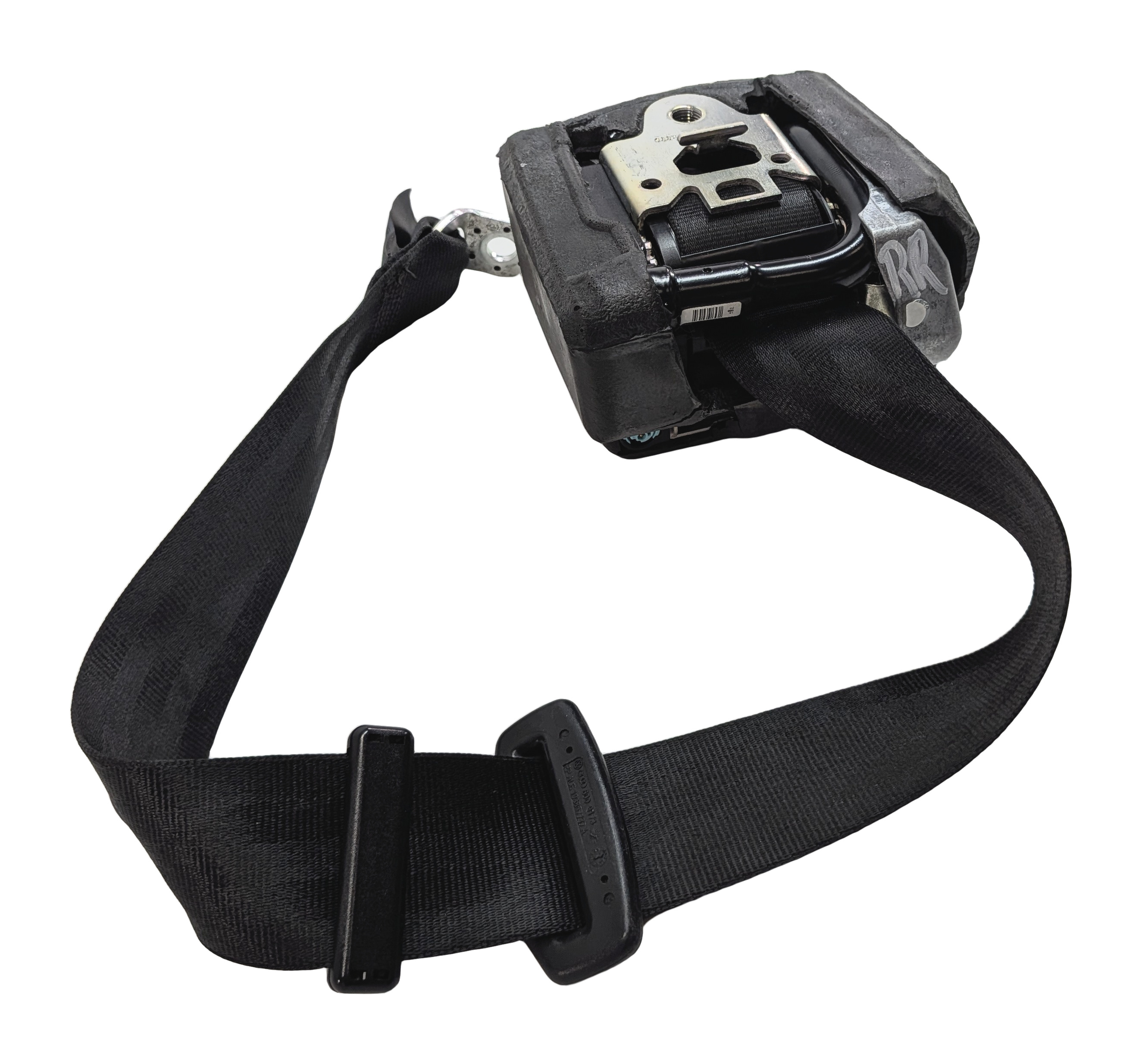 2014 AUDI Q5 (B8 8R) REAR RIGHT SEAT SEATBELT RETRACTOR (Black) — exact item pictured