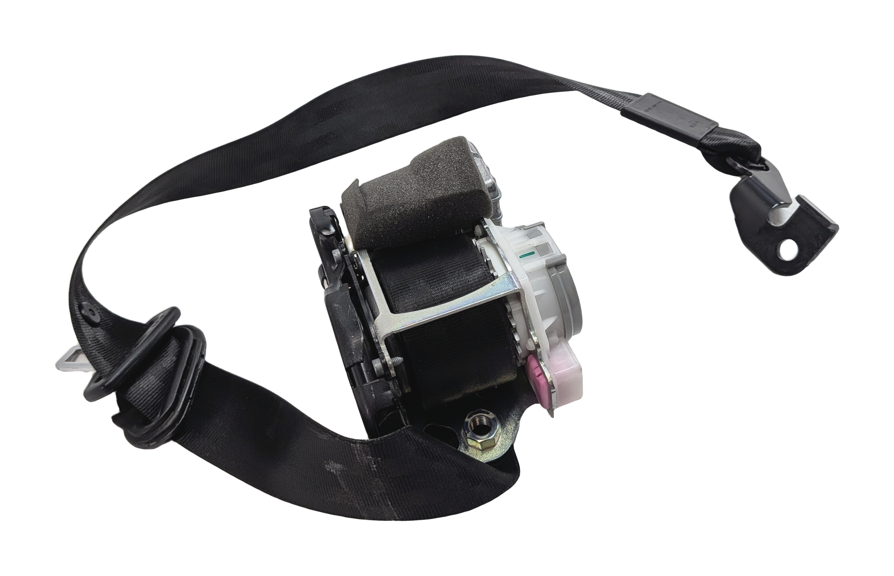 09-17 AUDI Q5 8R FRONT RIGHT PASSENGER SEAT SEATBELT RETRACTOR (Black) — exact item pictured