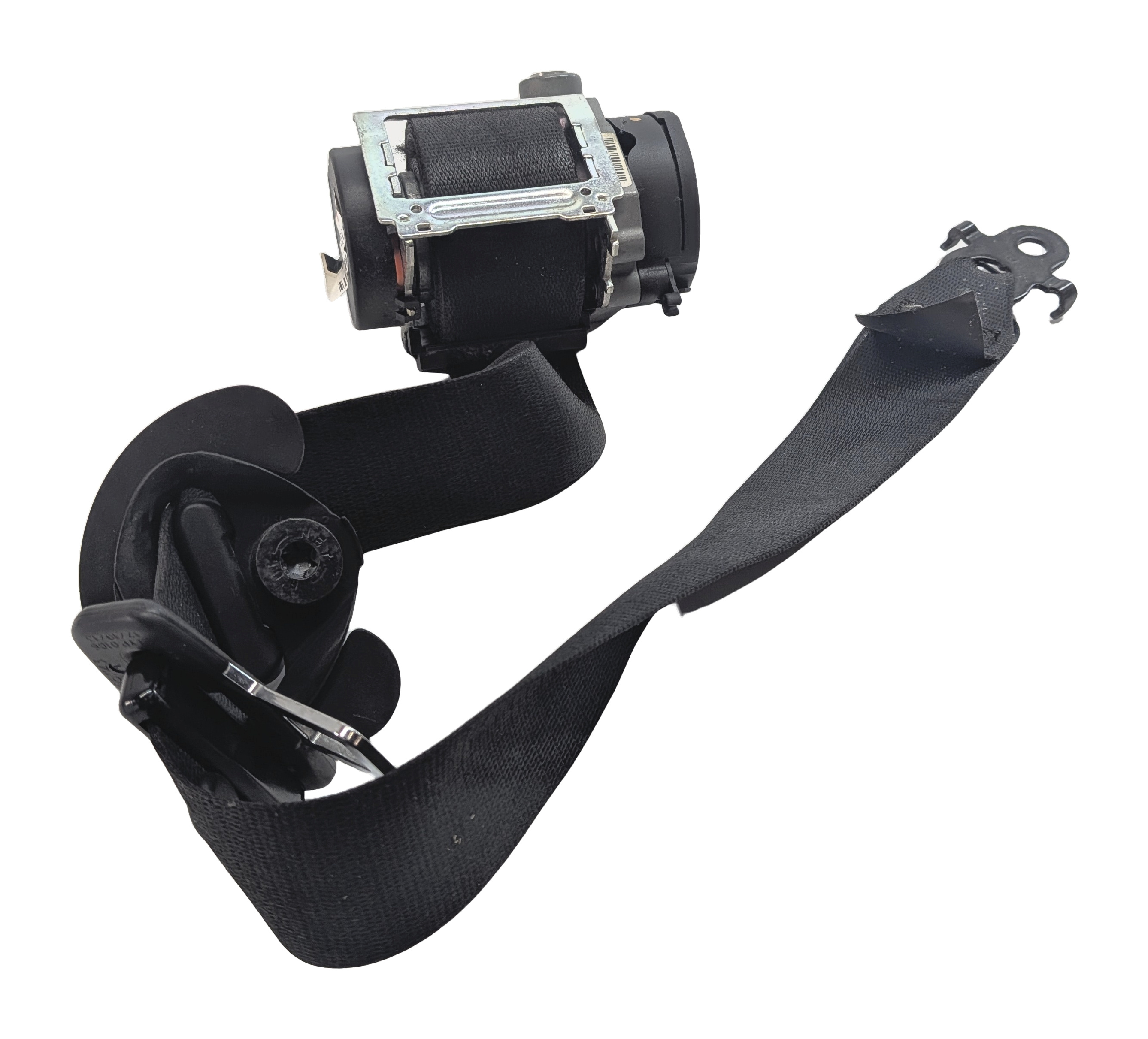11-16 BMW 528i 535i 550i M5 (F10) LEFT FRONT DRIVER SEATBELT RETRACTOR (Black) — exact item pictured
