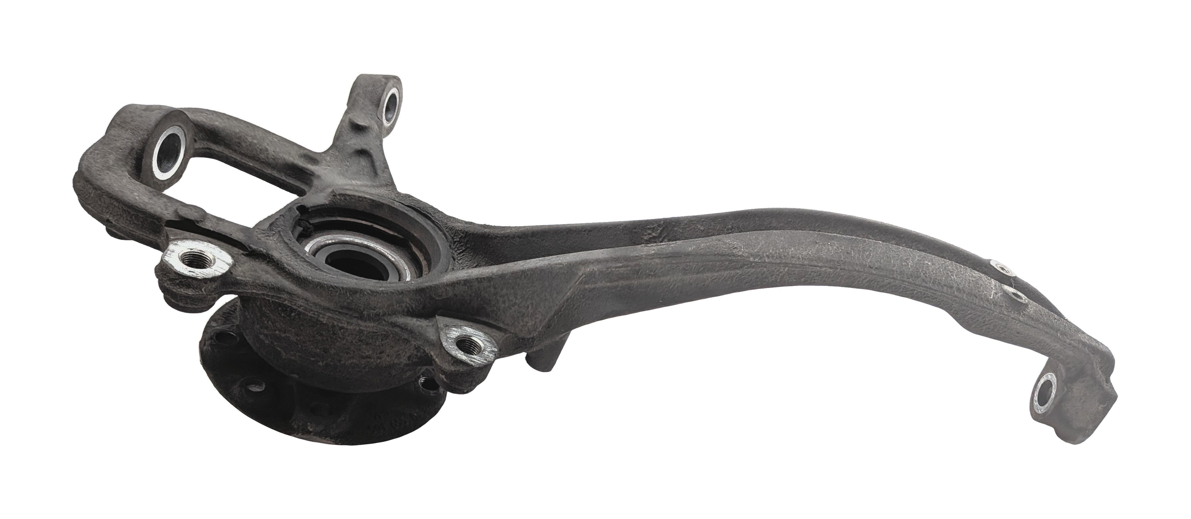 2011-2015 AUDI Q7 (4L) LEFT FRONT DRIVER SPINDLE KNUCKLE WHEEL HUB BEARING — exact item pictured