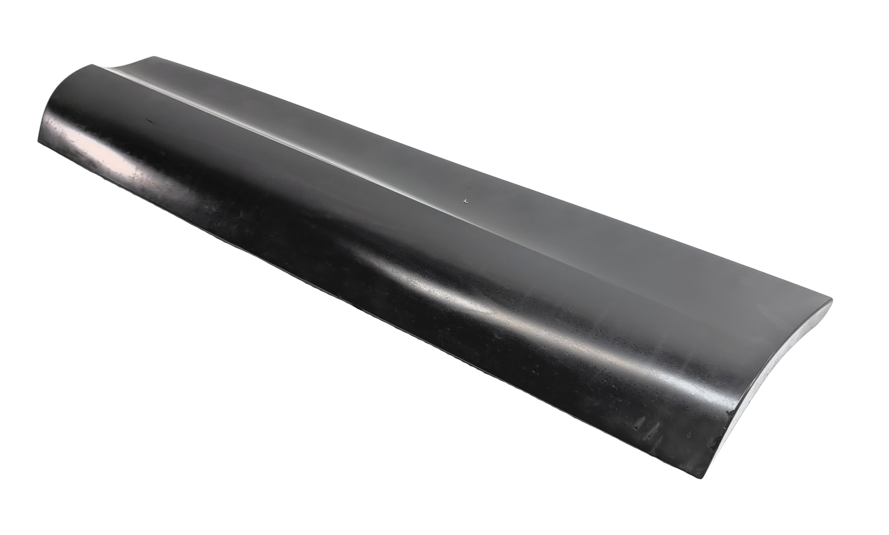 10-15 AUDI Q7 (4L) REAR LEFT DOOR LOWER TRIM PANEL MOULDING w/out SLINE (BLACK) — exact item pictured