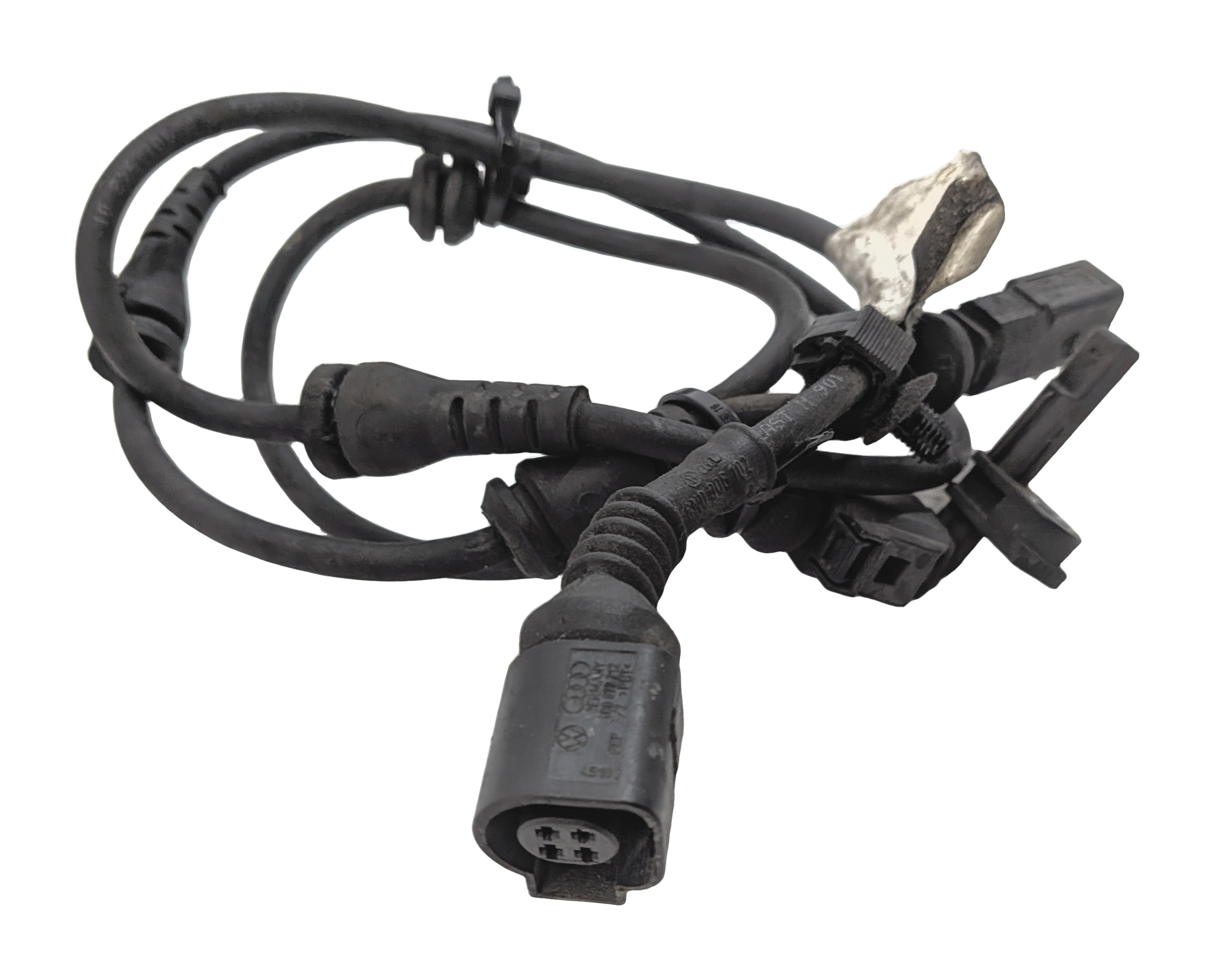 2012 AUDI Q7 (4L) FRONT LEFT DRIVER ABS WHEEL SPEED SENSOR WIRE HARNESS — exact item pictured