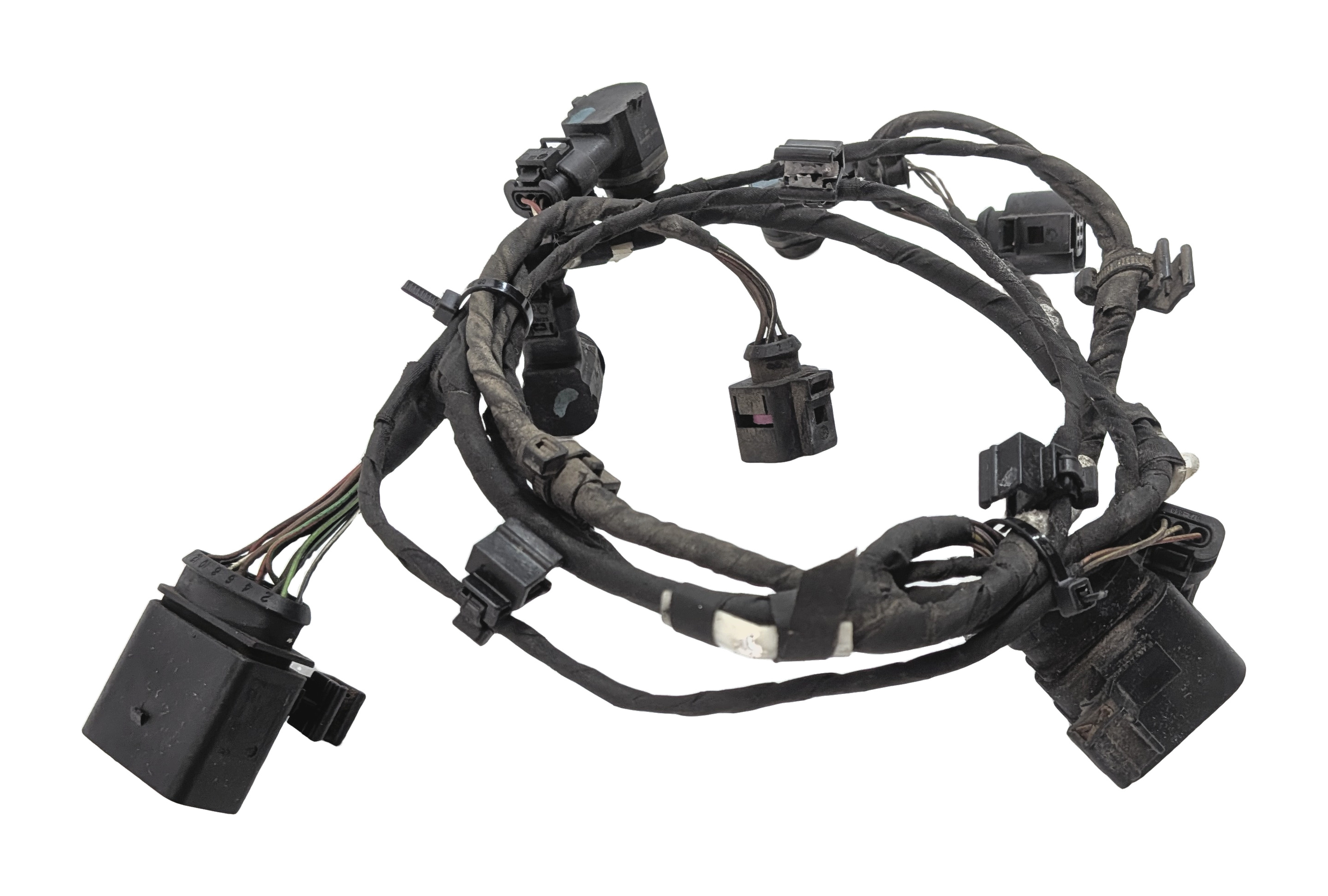 2012 AUDI Q7 (4L) REAR BUMPER PARK ASSIST PDC DISTANCE CONTROL SENSOR SET/4 — exact item pictured