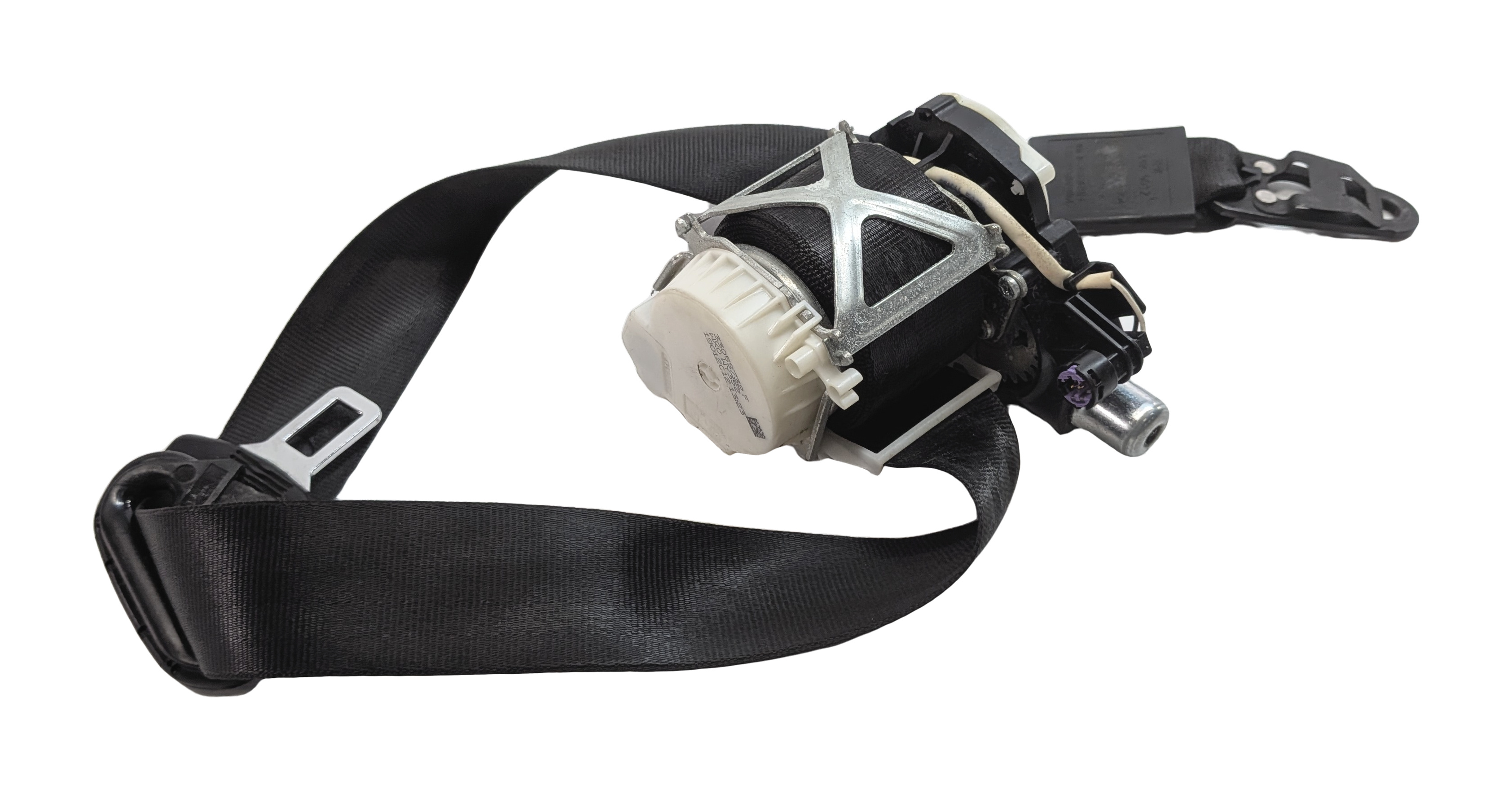 2007-2015 AUDI Q7 (4L) FRONT RIGHT PASSENGER SEAT SEATBELT RETRACTOR (Black) — exact item pictured