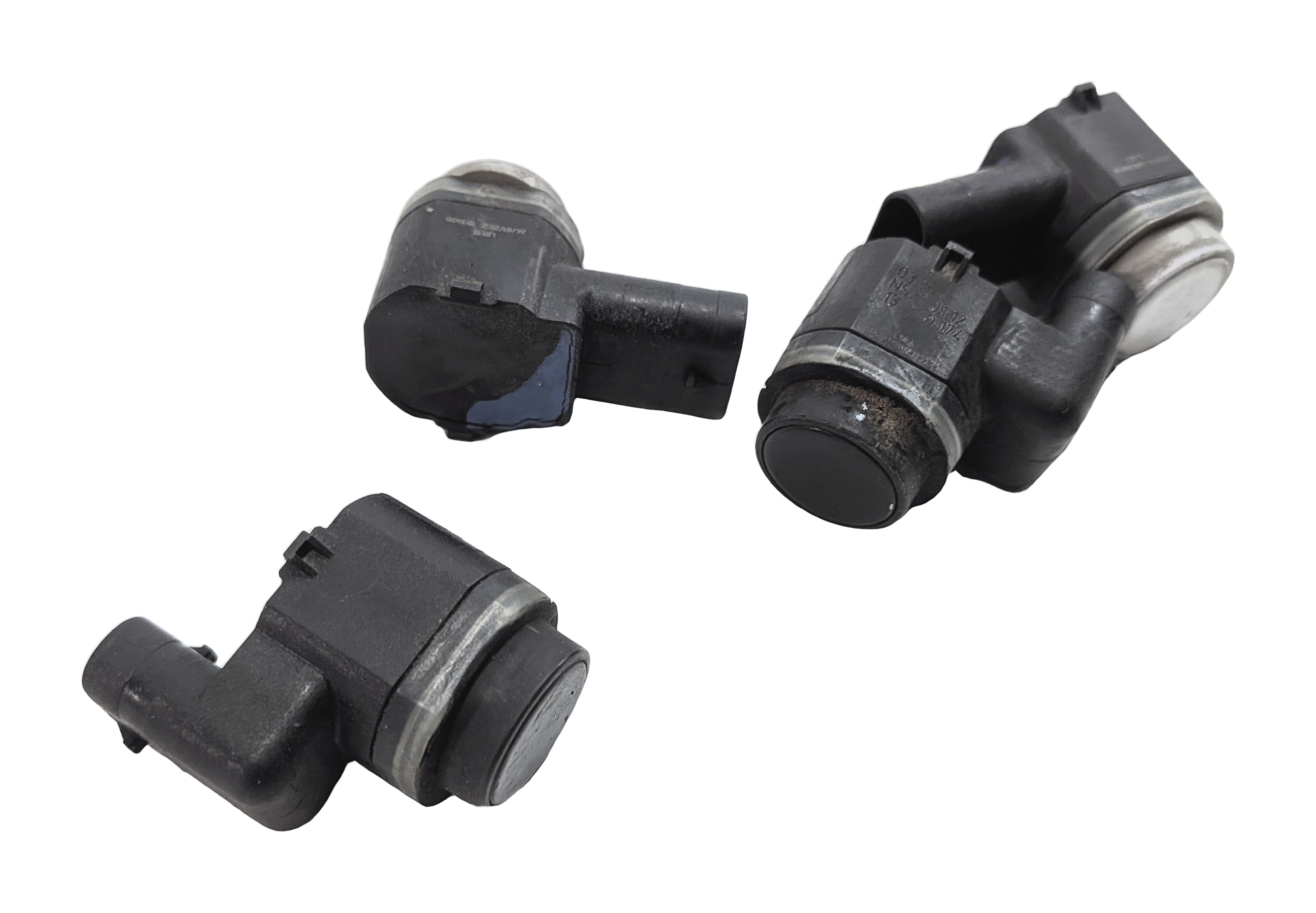 2012 AUDI Q7 (4L) FRONT PARK ASSIST PDC DISTANCE CONTROL SENSOR SET/4 (White) — exact item pictured