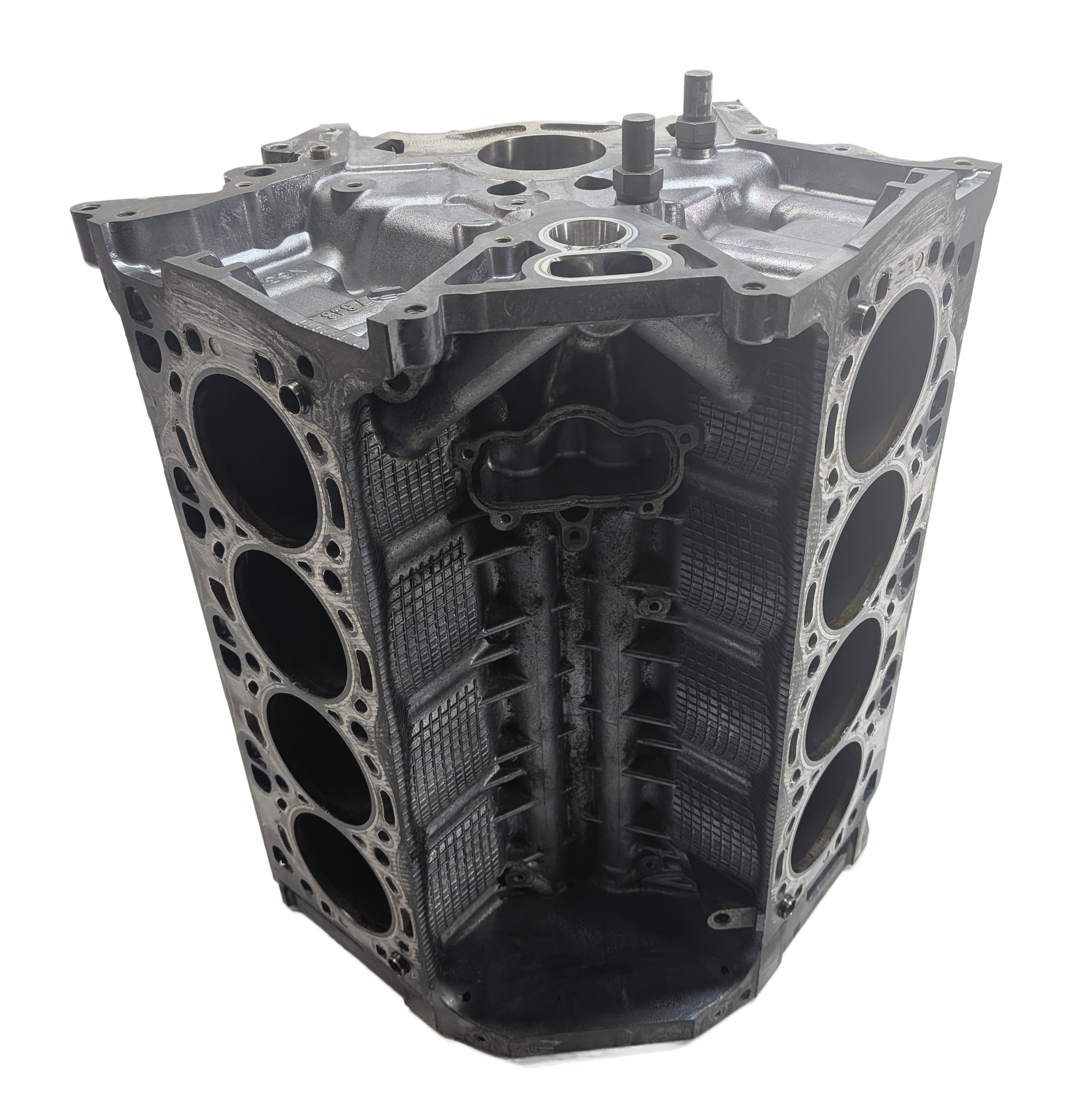 2013-2019 BMW 550i 650i 750i X5 X6 - 4.4L N63 TWIN TURBO ENGINE CYLINDER BLOCK — exact item pictured