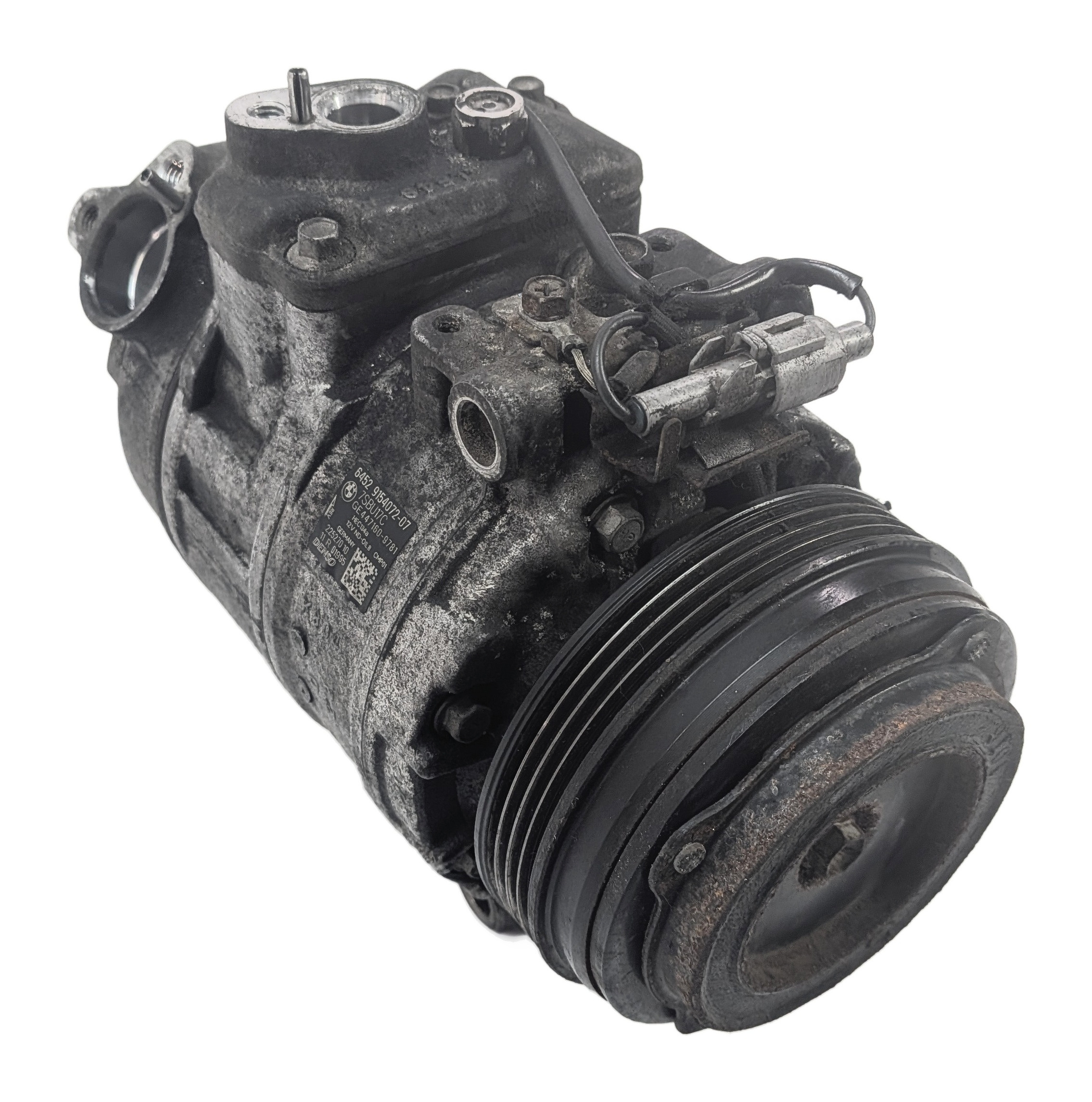 08-16 BMW 5 6 7 M6 M5 X5 X5M X6 X6M (E70 E71 F01 F06 F10) AC AIR COMPRESSOR PUMP — exact item pictured