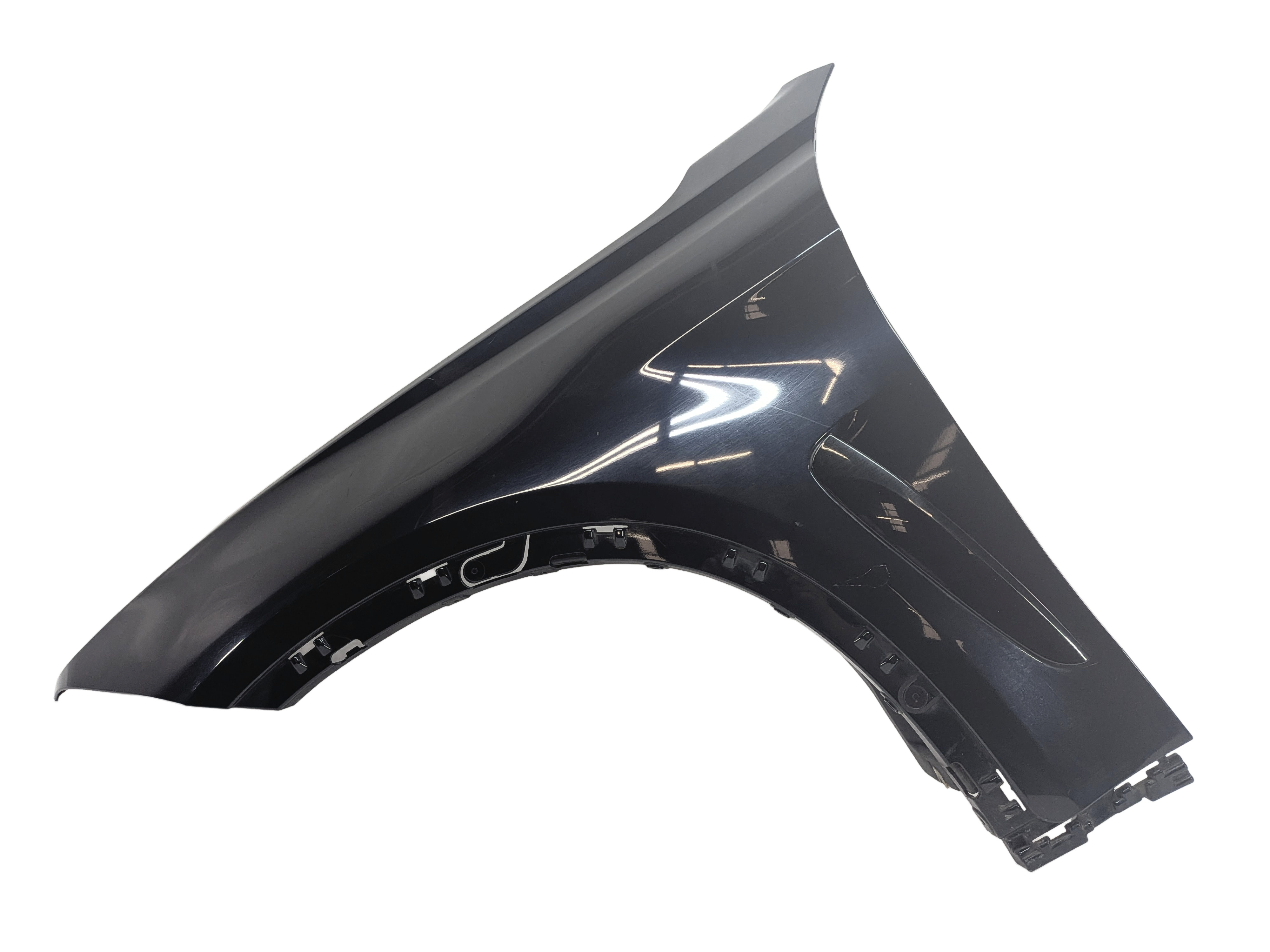 2015-2019 BMW X6 (F16) FRONT LEFT DRIVER FENDER w/ VENT TRIM (Black) — exact item pictured