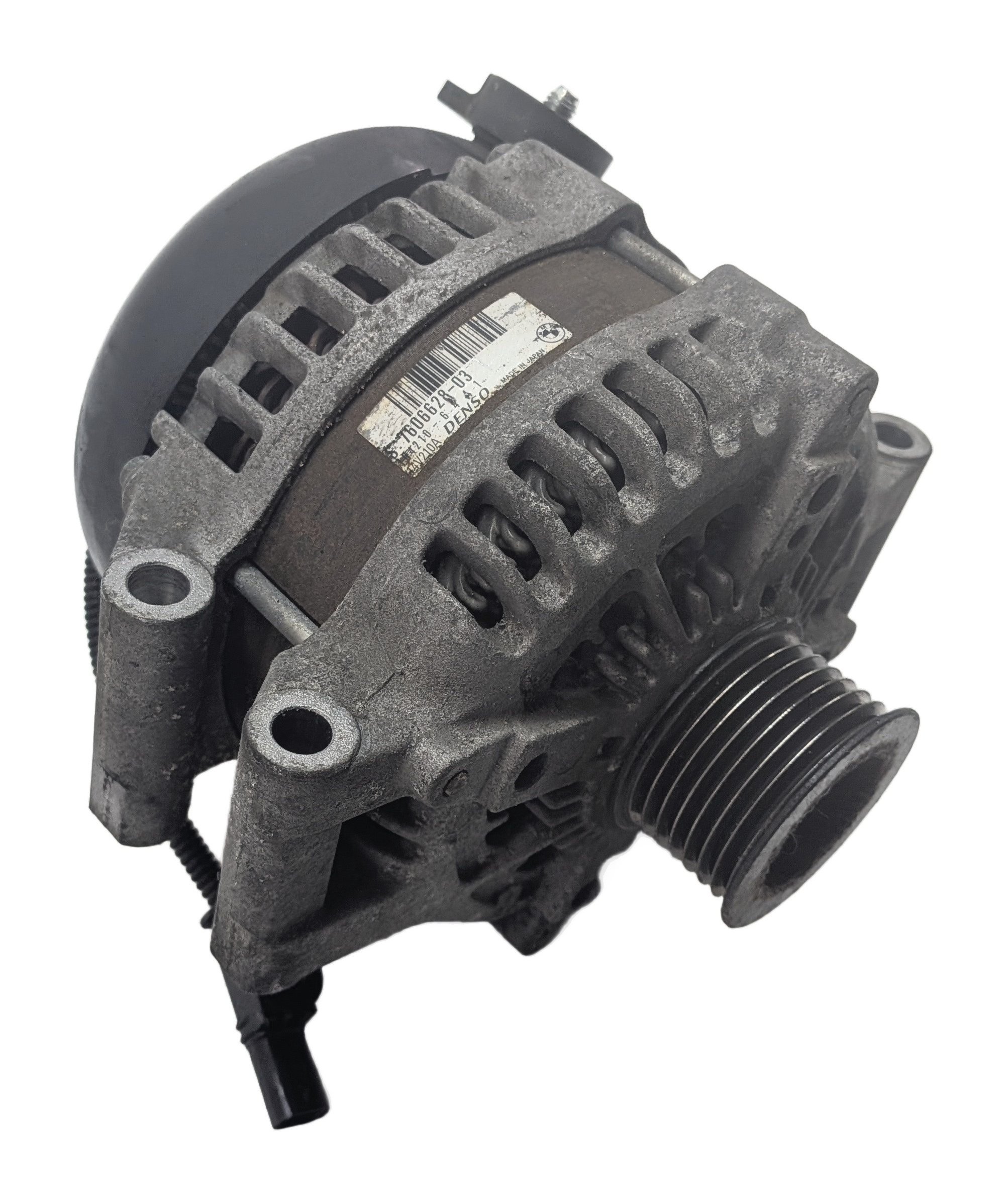 12-19 BMW 5 6 7 X5 X6 M5 M6 (F06 F10 F12 F15 F16 F85) 4.4L ALTERNATOR (210 AMP) — exact item pictured