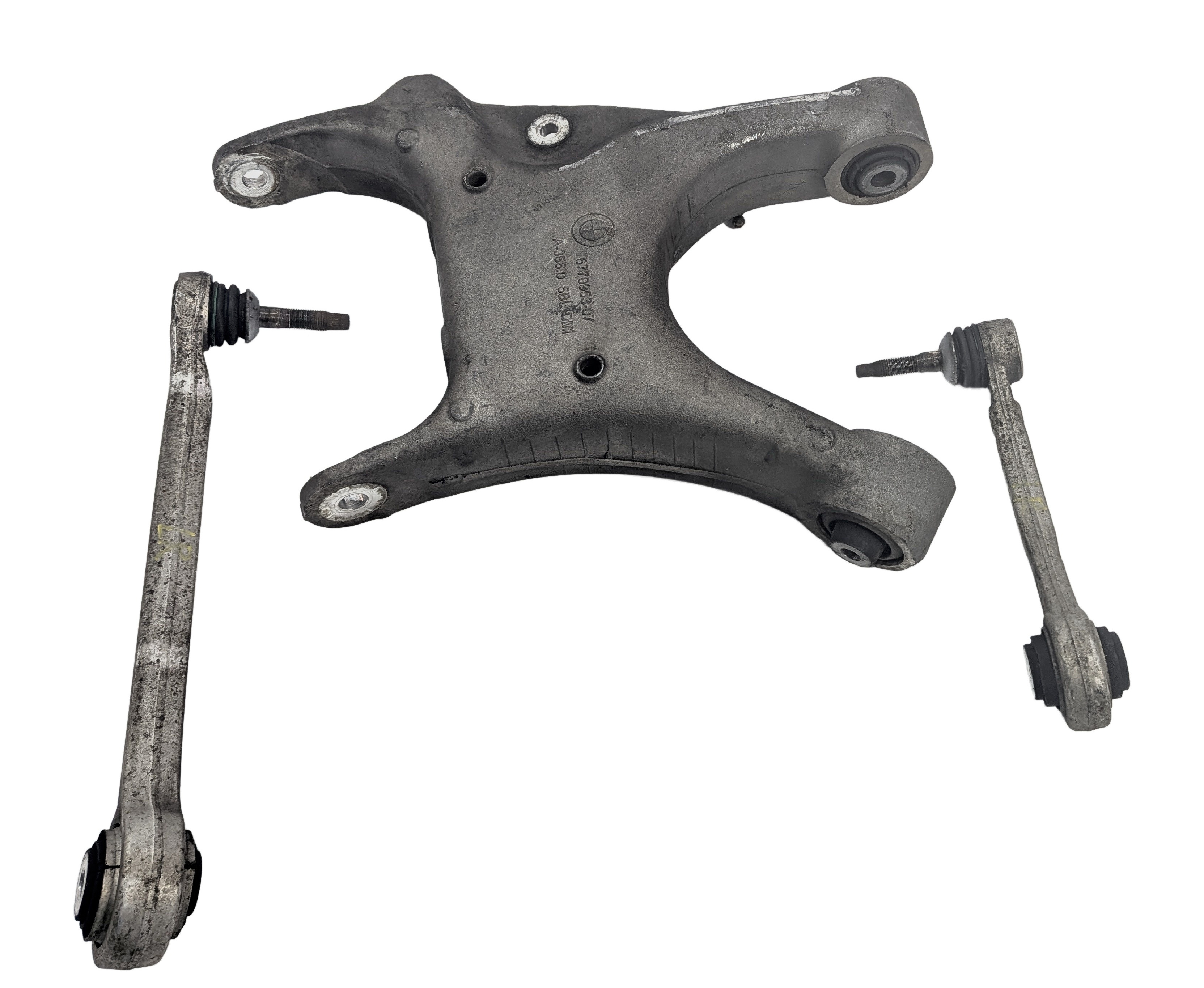 07-18 BMW X5 X5M X6 X6M (E70 E71 F15 F16 F85 F86) LEFT REAR CONTROL ARM SET-3 — exact item pictured