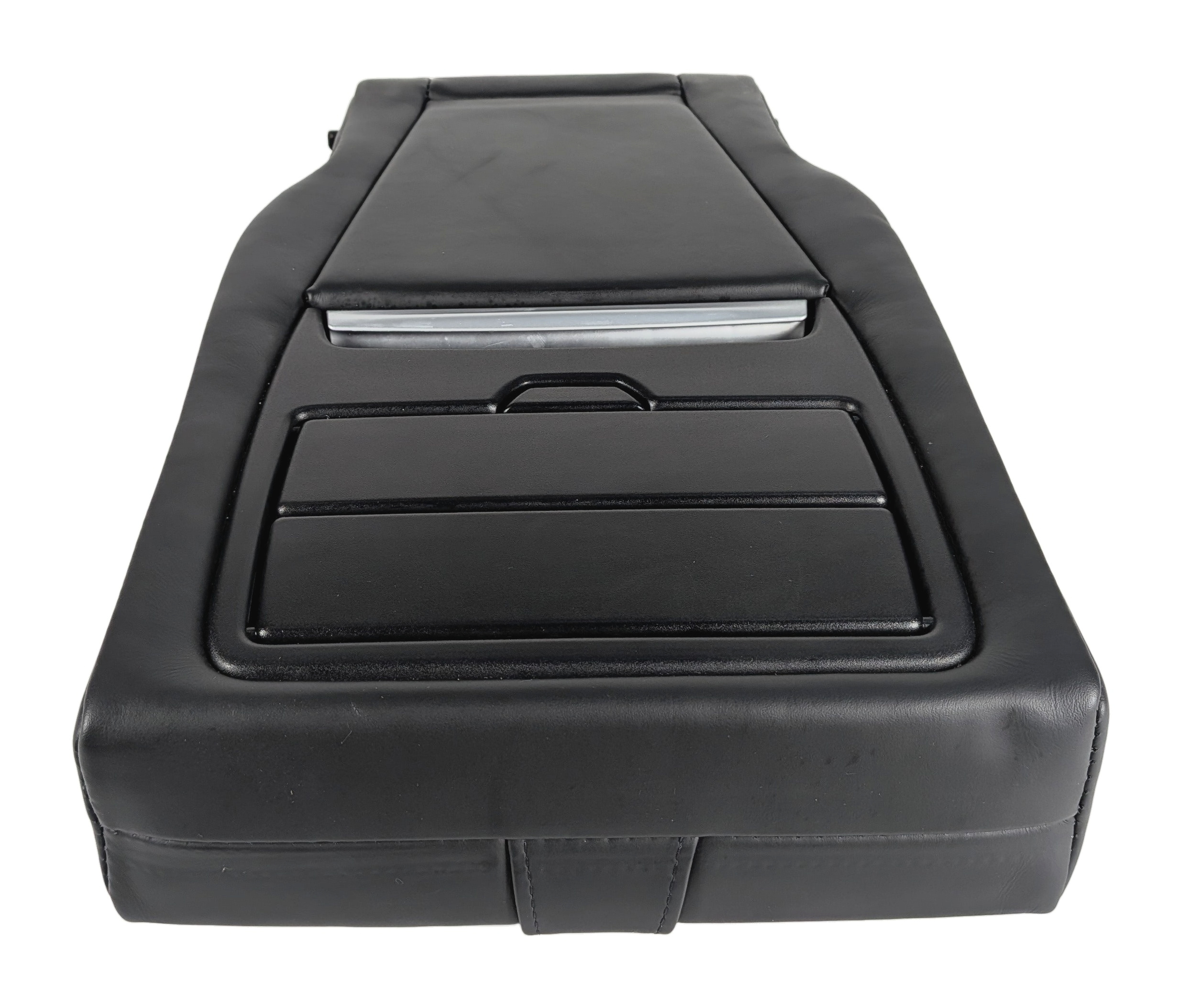 2015 BMW X6 (F16) REAR SEAT FOLD DOWN ARMREST CUP HOLDER (Black Cognac) — exact item pictured