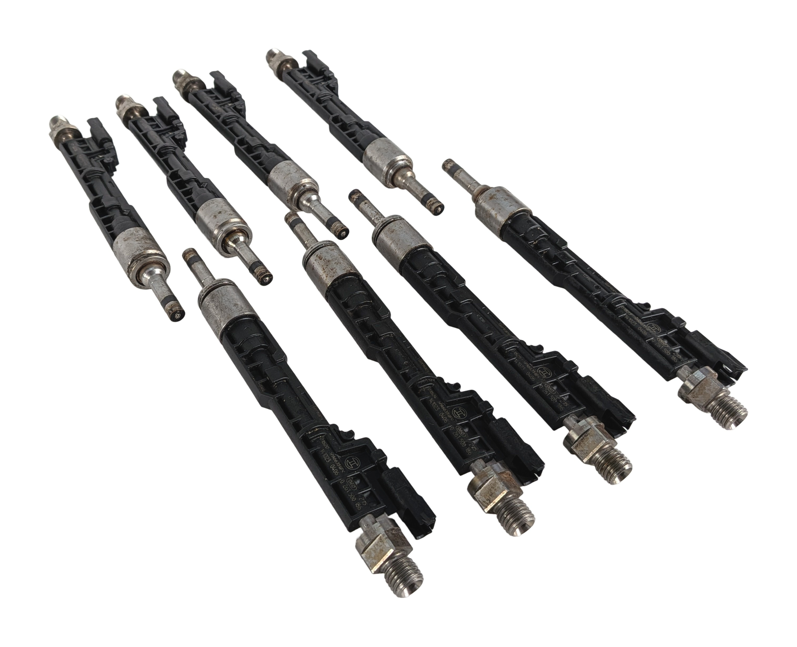 14-19 BMW 550i 650i 750i M5 M6 X5 X6 X5M X6M 4.4L N63 S63 V8 FUEL INJECTOR SET/8 — exact item pictured