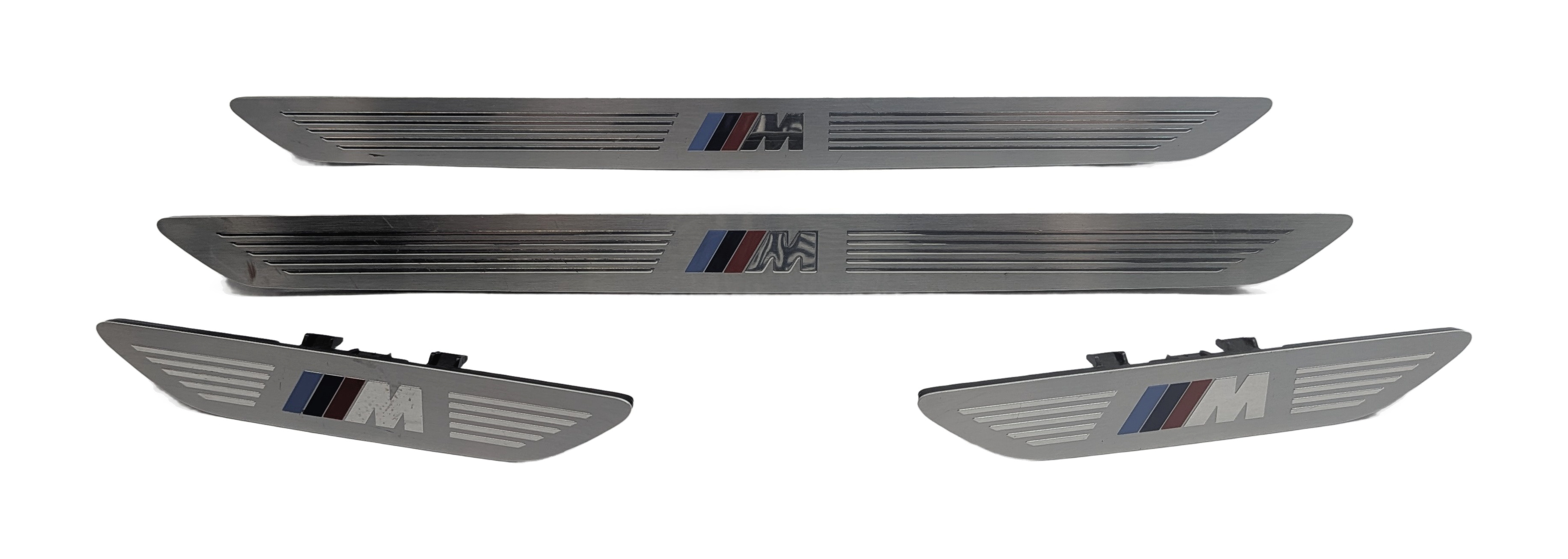 2015 BMW X6 (F16) M SPORT DOOR SILL SCUFF PLATE ENTRY TRIM SET/4 — exact item pictured
