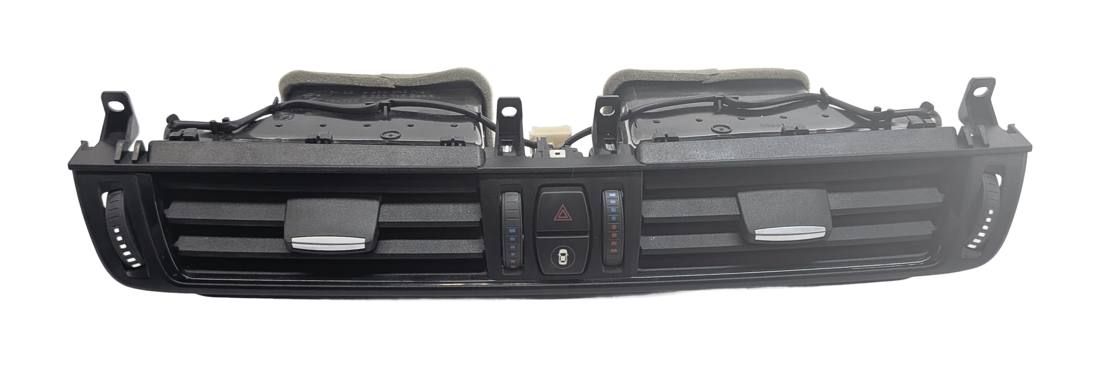 2015 BMW X6 F16 FRONT CENTER DASH AC VENT PANEL w/HAZARD SWITCH (Black) — exact item pictured