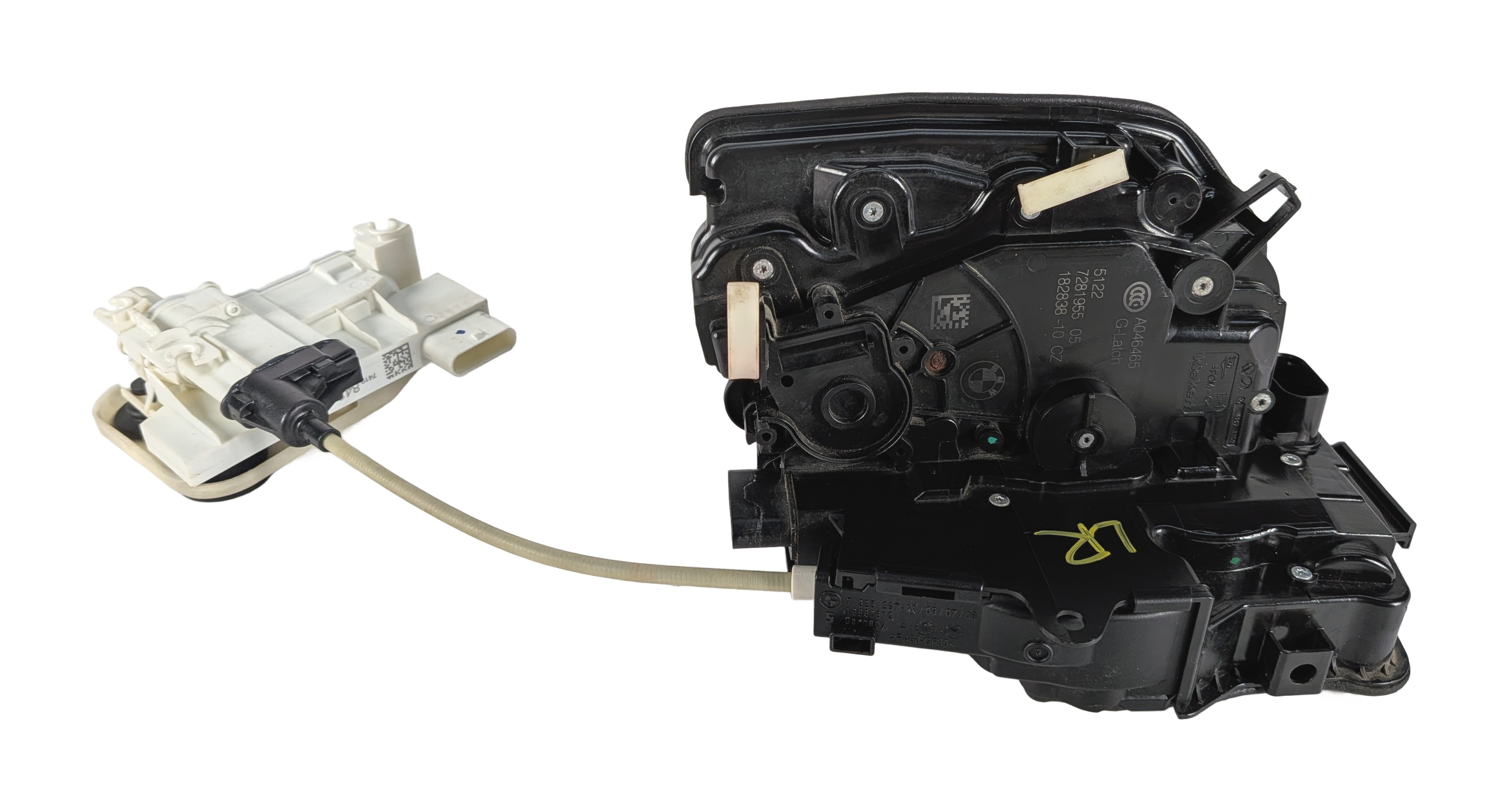 16-19 BMW 5 7 X5 X6 F25 F26 G11 REAR LEFT SOFT CLOSE DOOR LOCK LATCH w/ ACTUATOR — exact item pictured