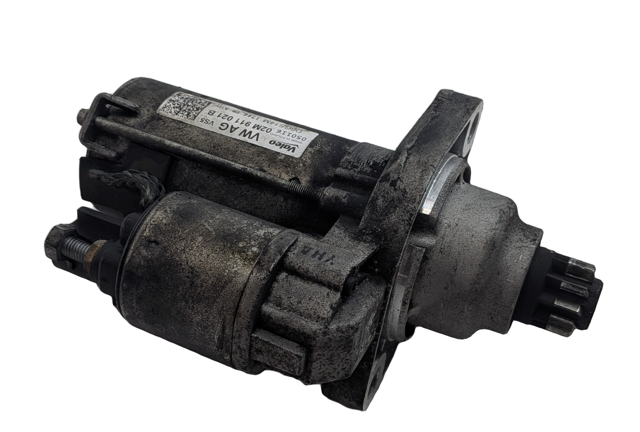 10-18 VW GOLF JETTA PASSAT TIGUAN AUDI TT Q3 (MK2 8U) 2.0L ENGINE STARTER MOTOR — exact item pictured