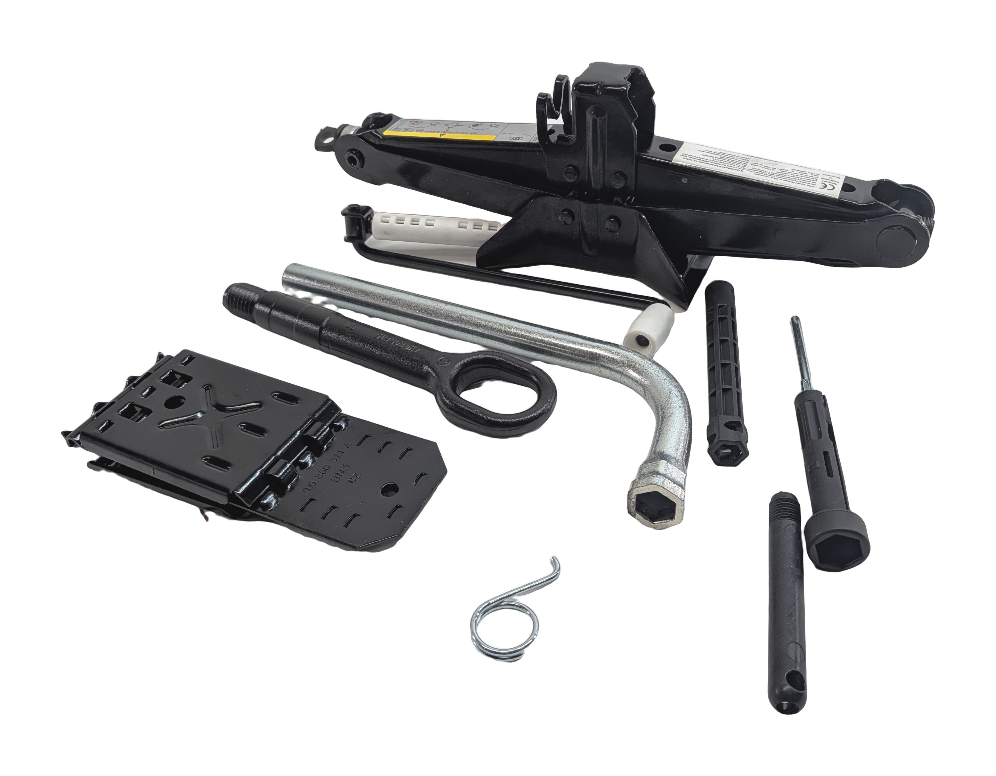 2015-2018 AUDI Q3 (8U) EMERGENCY SPARE TIRE JACK CAR LIFT JACK TOOL KIT SET — exact item pictured