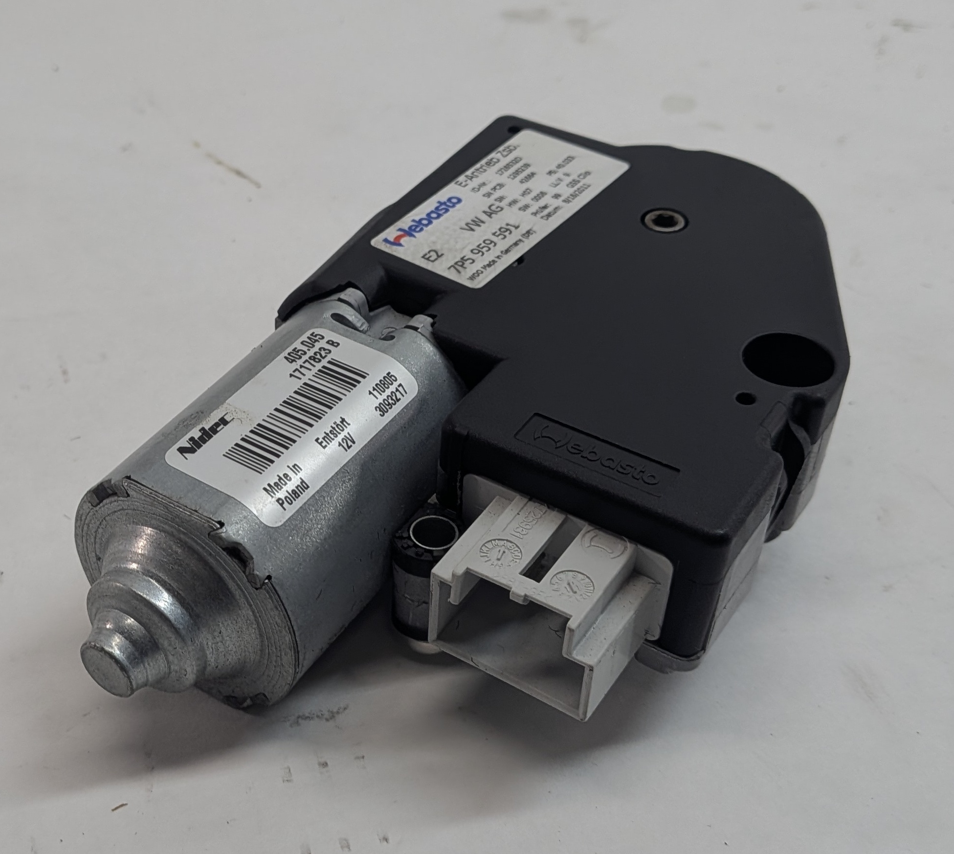 2012-2018 AUDI A6 A7 S6 S7 (C7 4G8) SUNROOF SUN ROOF WINDOW MOTOR — exact item pictured