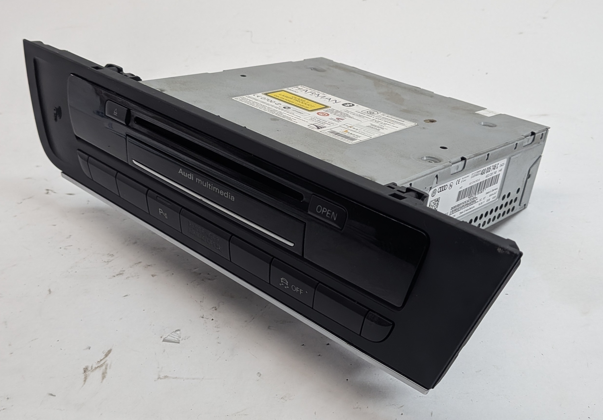 2012-2013 AUDI A6 (C7) RADIO STEREO CD DVD SD SIM MMI MULTIMEDIA READER PLAYER — exact item pictured