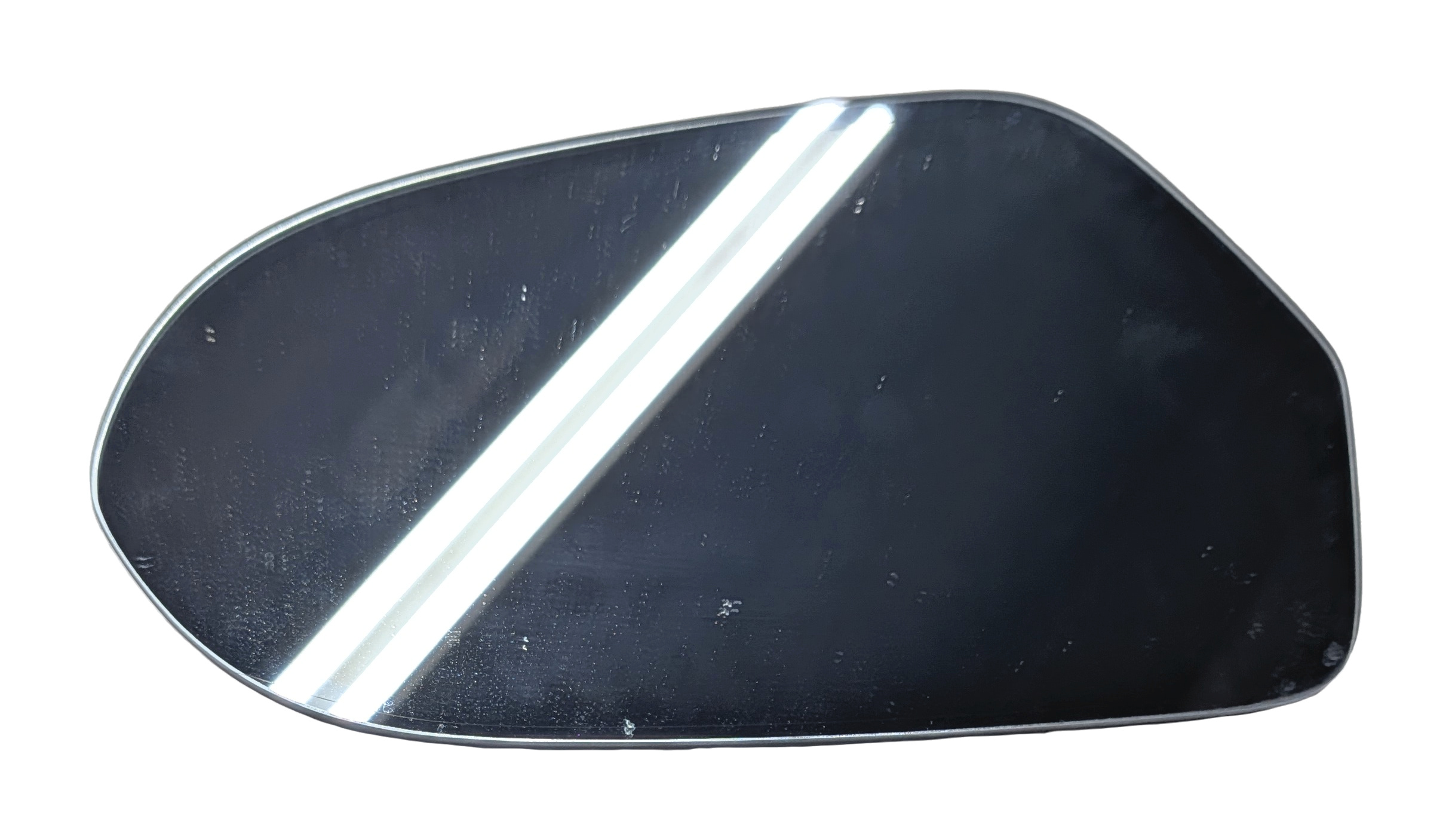 12-13 AUDI A6 C7 LEFT P-FOLD HEAT MEM BLIND SPOT DOOR MIRROR GLASS ONLY — exact item pictured