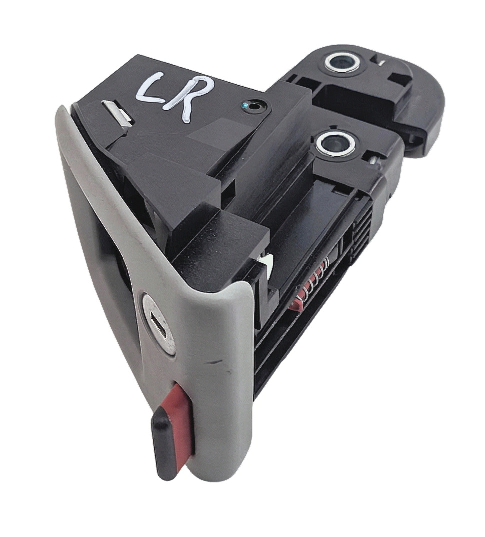 2012 AUDI A6 (C7 4G) REAR LEFT SEAT BACK RELEASE LATCH HANDLE (Gray) — exact item pictured