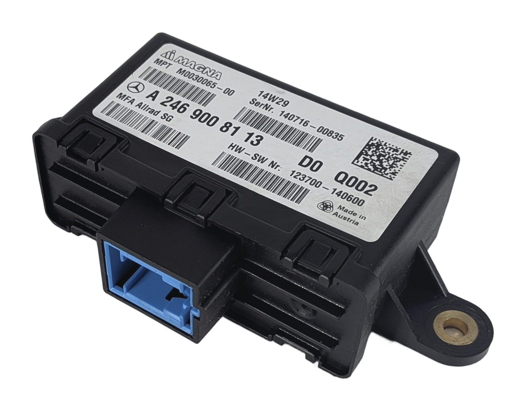 2015 MERCEDES GLA250 (X156) AWD TRANSFER CASE CONTROL MODULE COMPUTER — exact item pictured