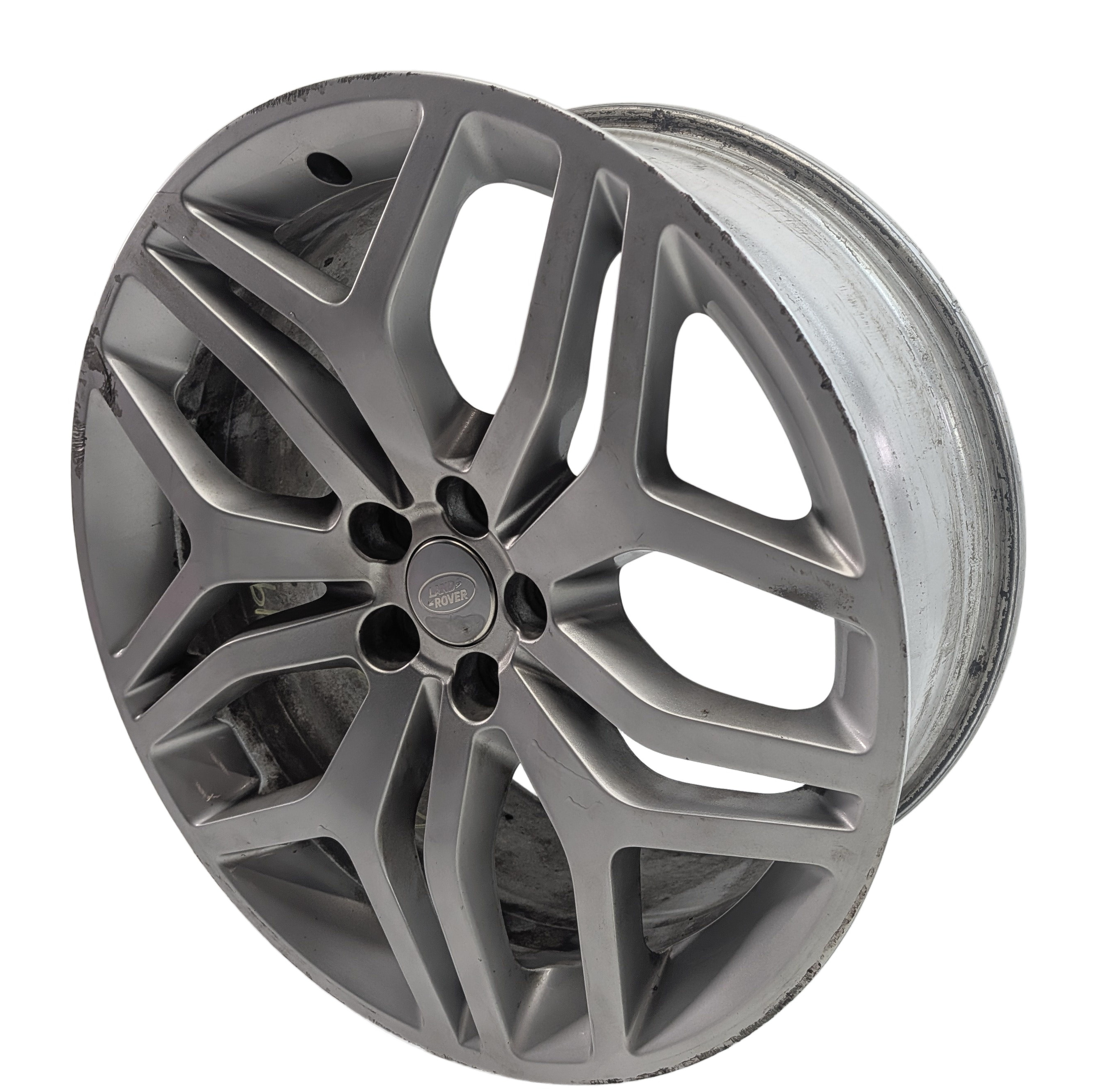 2016-2019 RANGE ROVER EVOQUE (L538) 20x8 15 SPOKE SILVER ALLOY WHEEL RIM — exact item pictured