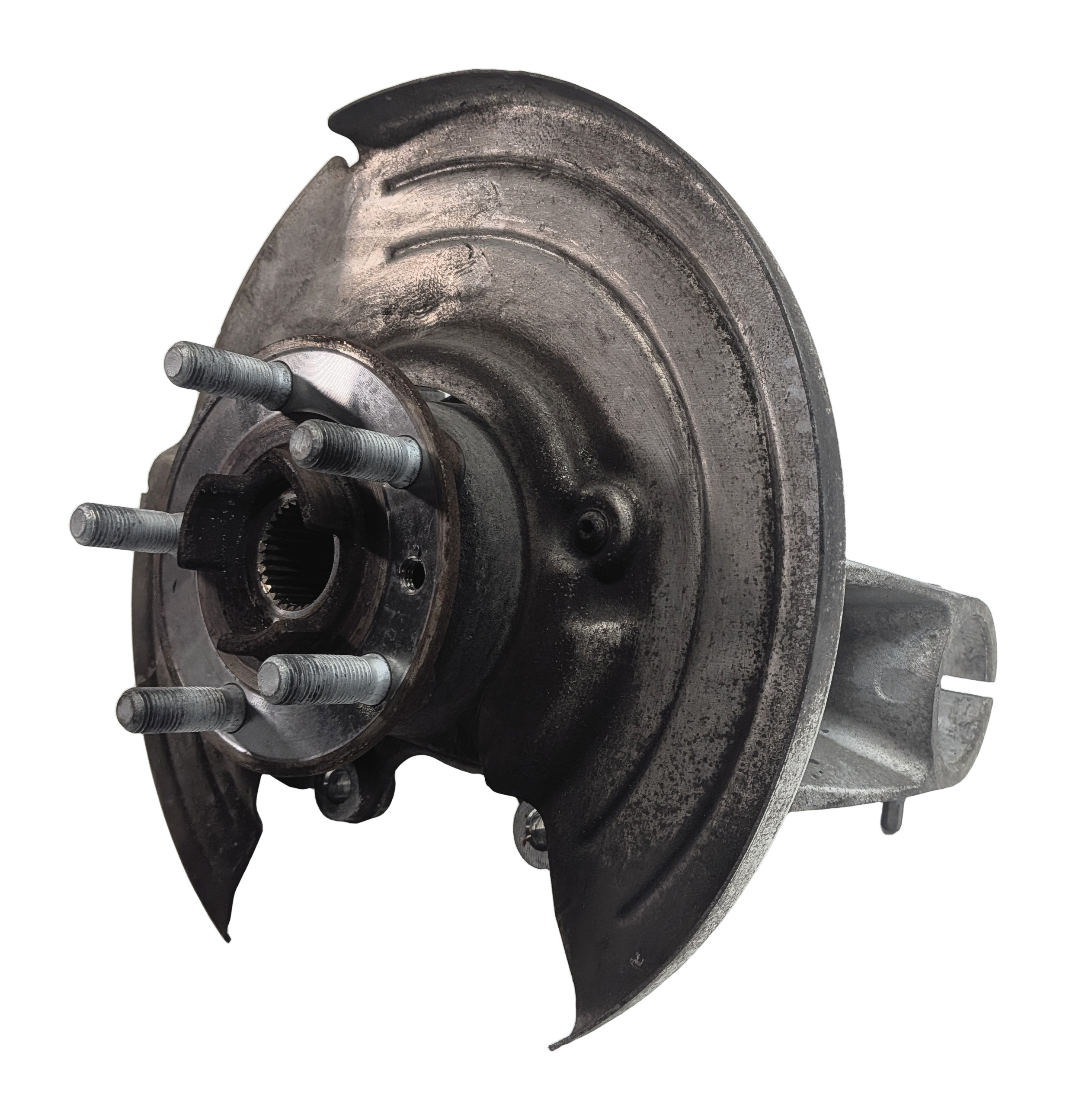 12-19 RANGE ROVER EVOQUE (L538) REAR LEFT DRIVER SPINDLE KNUCKLE WHEEL HUB — exact item pictured