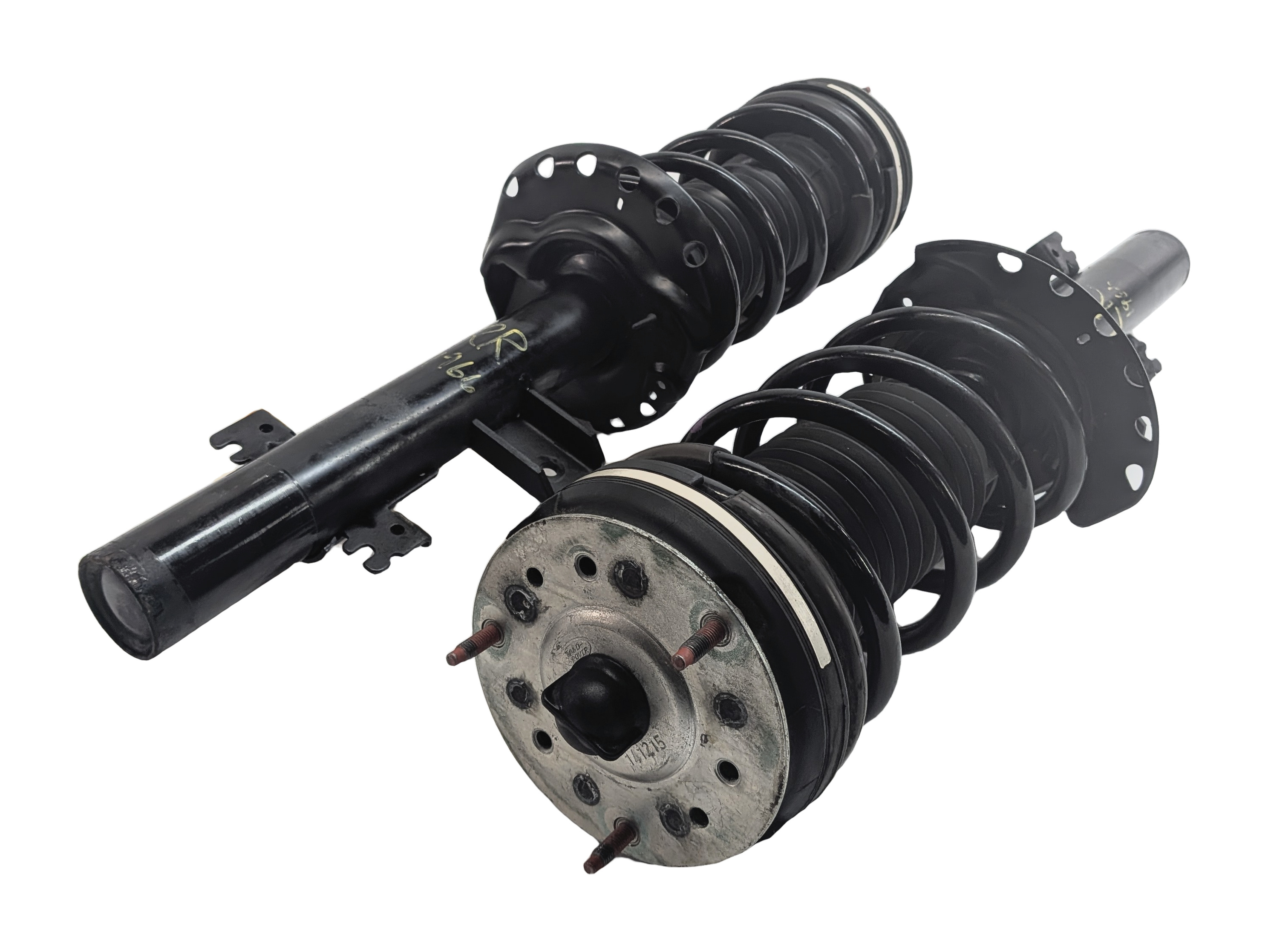 12-19 RANGE ROVER EVOQUE (L538) REAR LEFT & RIGHT SUSPENSION SHOCK STRUT SET-2 — exact item pictured