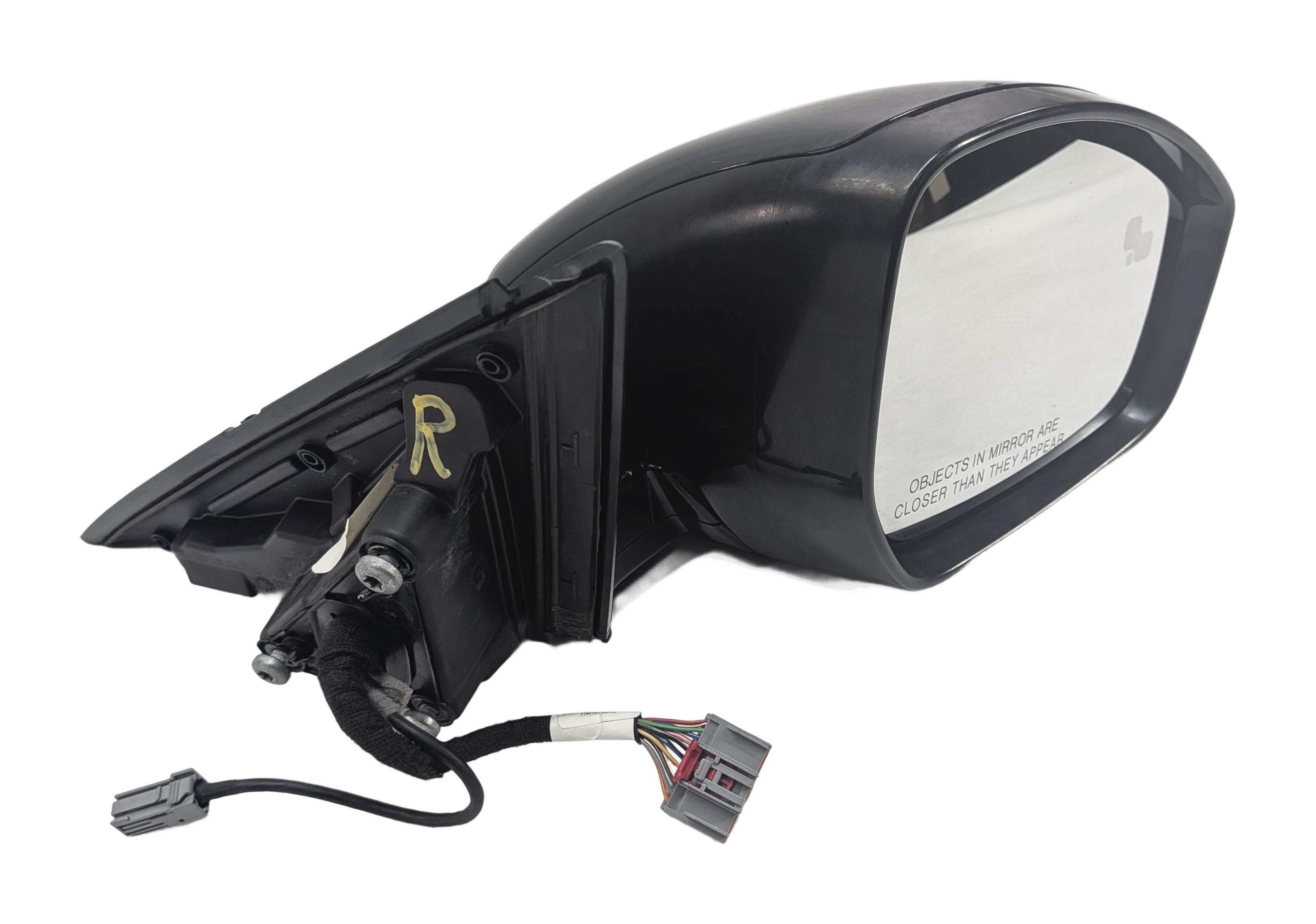 16-17 EVOQUE L538 RH PASSENGER PFOLD HEAT MEMORY BLINDSPOT CAMERA MIRROR (White) — exact item pictured