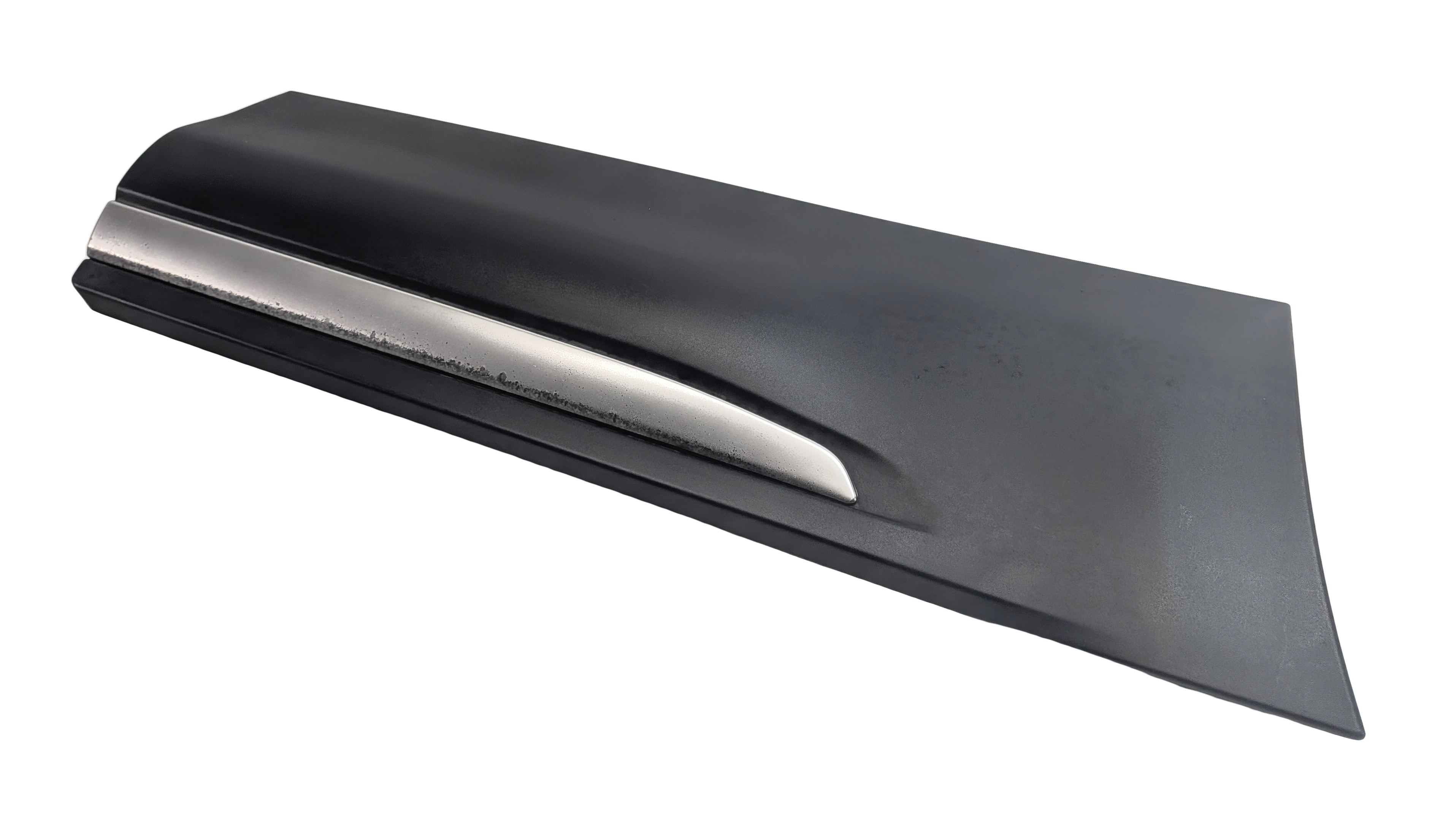 2012-2017 RANGE ROVER EVOQUE (L538) REAR RIGHT LOWER DOOR TRIM MOULDING (BLACK) — exact item pictured