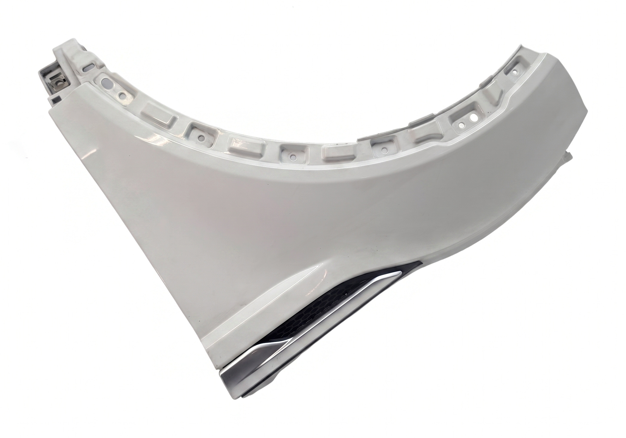 12-19 RANGE ROVER EVOQUE L538 LEFT DRIVER FENDER (FOR w/ AUTO PARK) (White) — exact item pictured