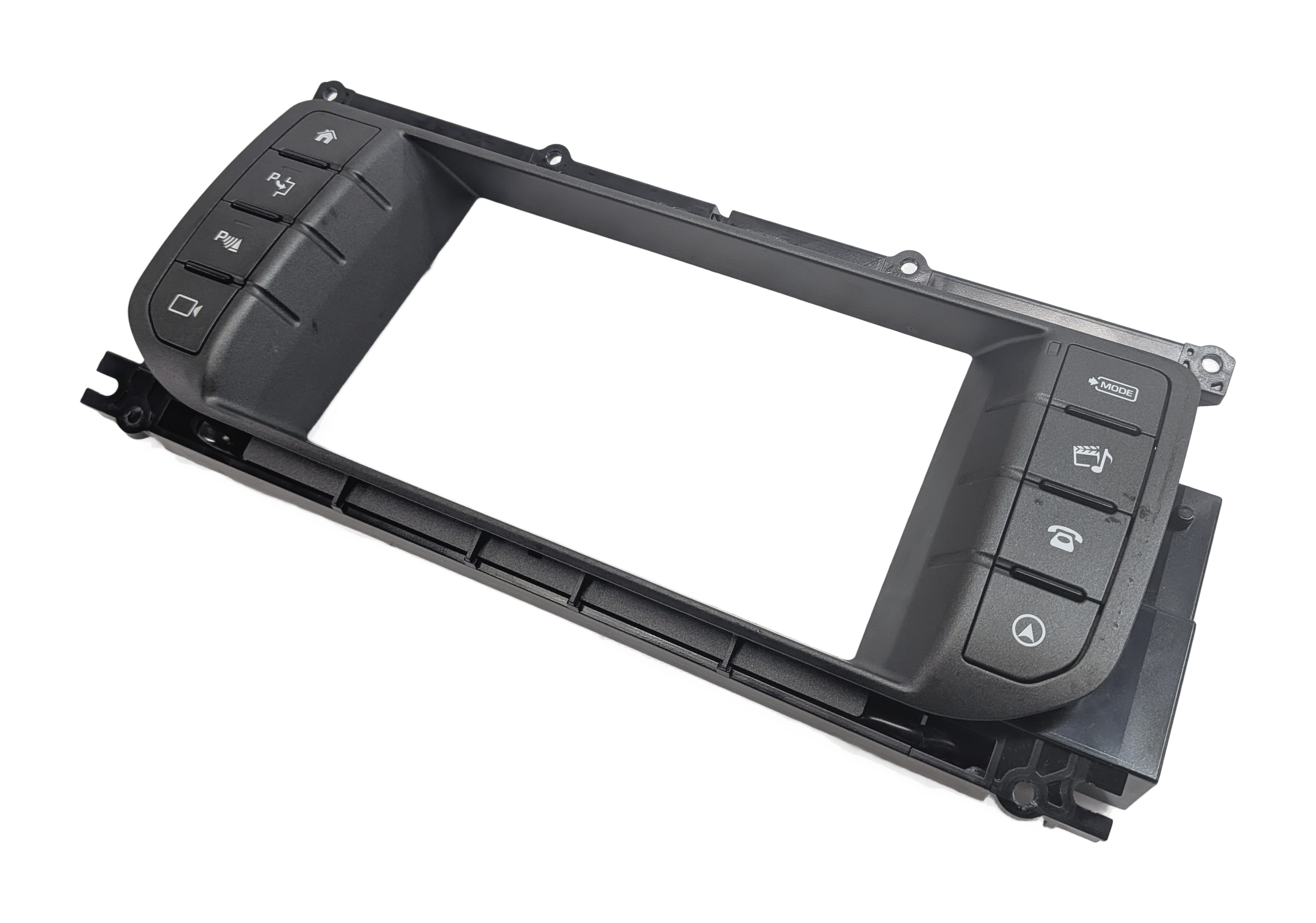 2016 RANGE ROVER EVOQUE (L538) NAVIGATION DISPLAY SURROUND BEZEL w/SWITCH PANEL — exact item pictured