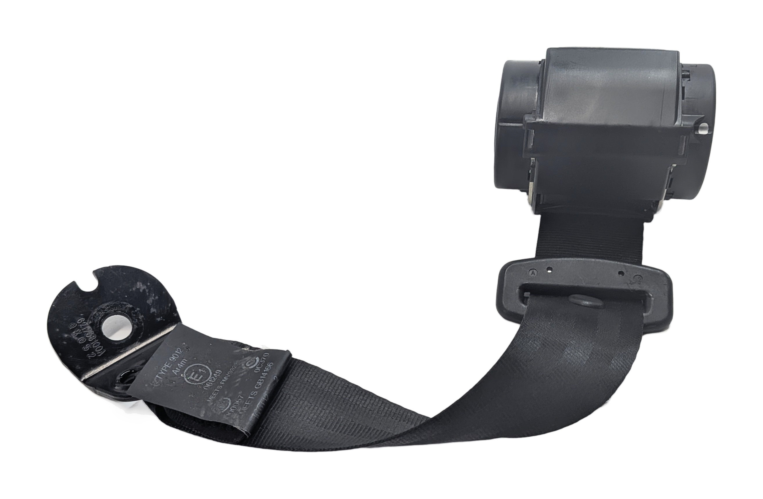 2016 RANGE ROVER EVOQUE (L538) REAR LEFT SEAT SEATBELT RETRACTOR (Black) — exact item pictured