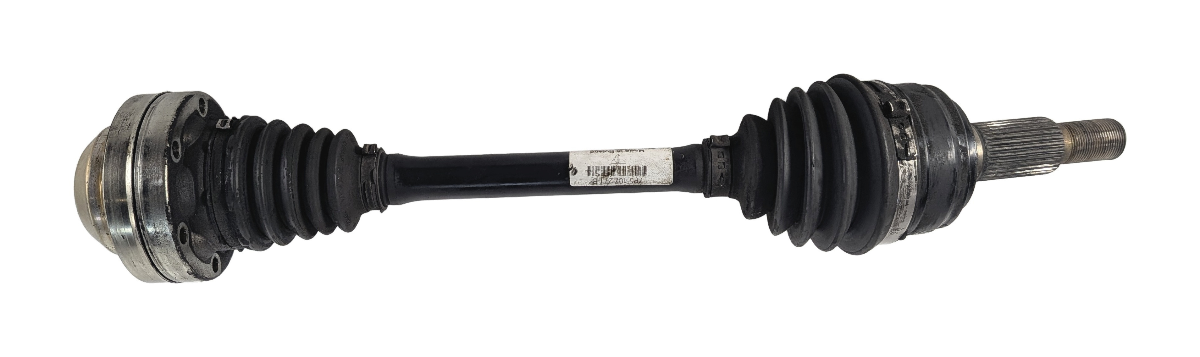 2015-2018 PORSCHE CAYENNE (958) 3.6L / 4.8L ENGINE - FRONT CV AXLE SHAFT — exact item pictured