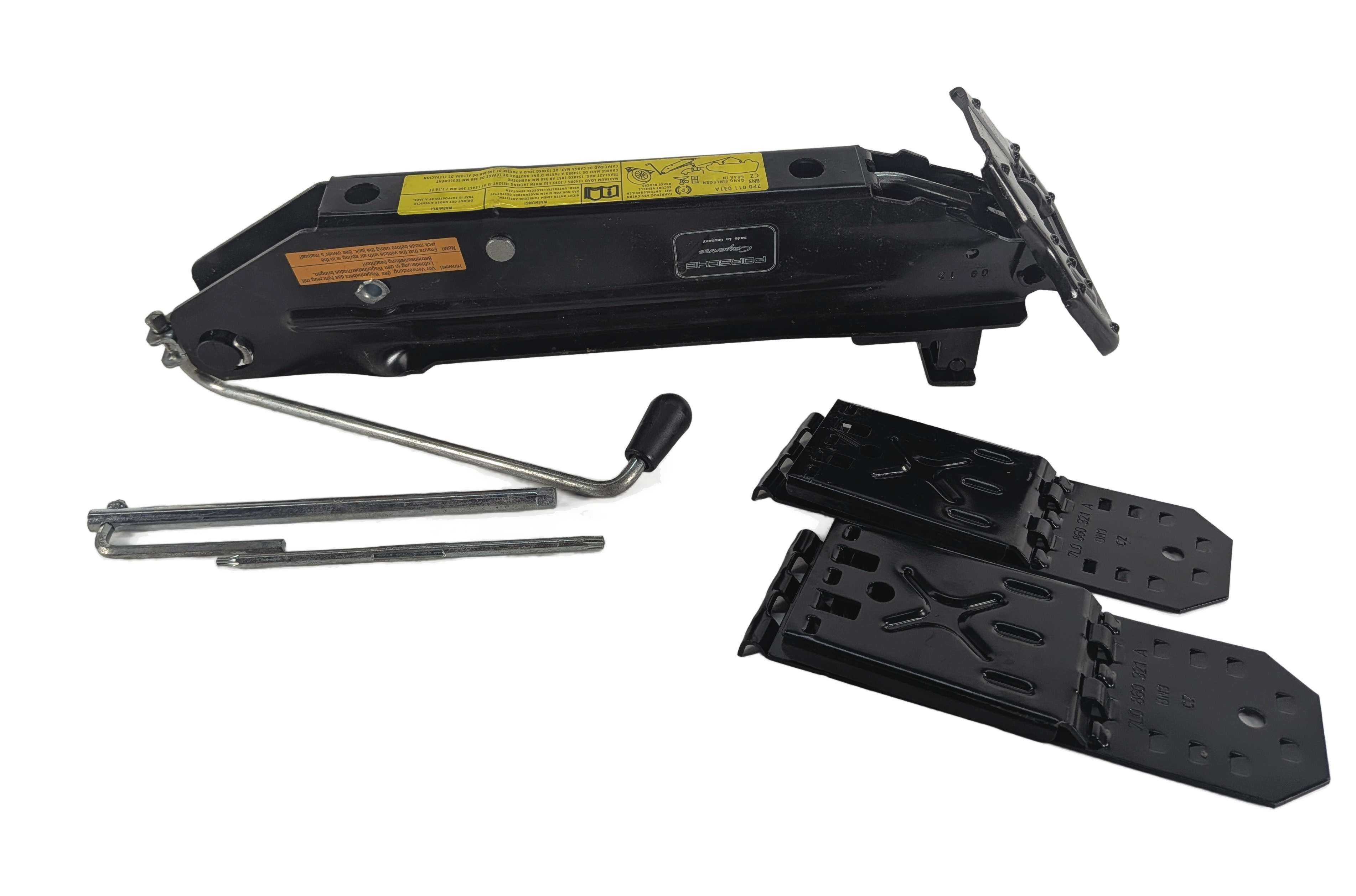 PORSCHE 11-18 CAYENNE 958 15-23 MACAN 95B SPARE TIRE JACK & LUG WRENCH TOOL KIT — exact item pictured