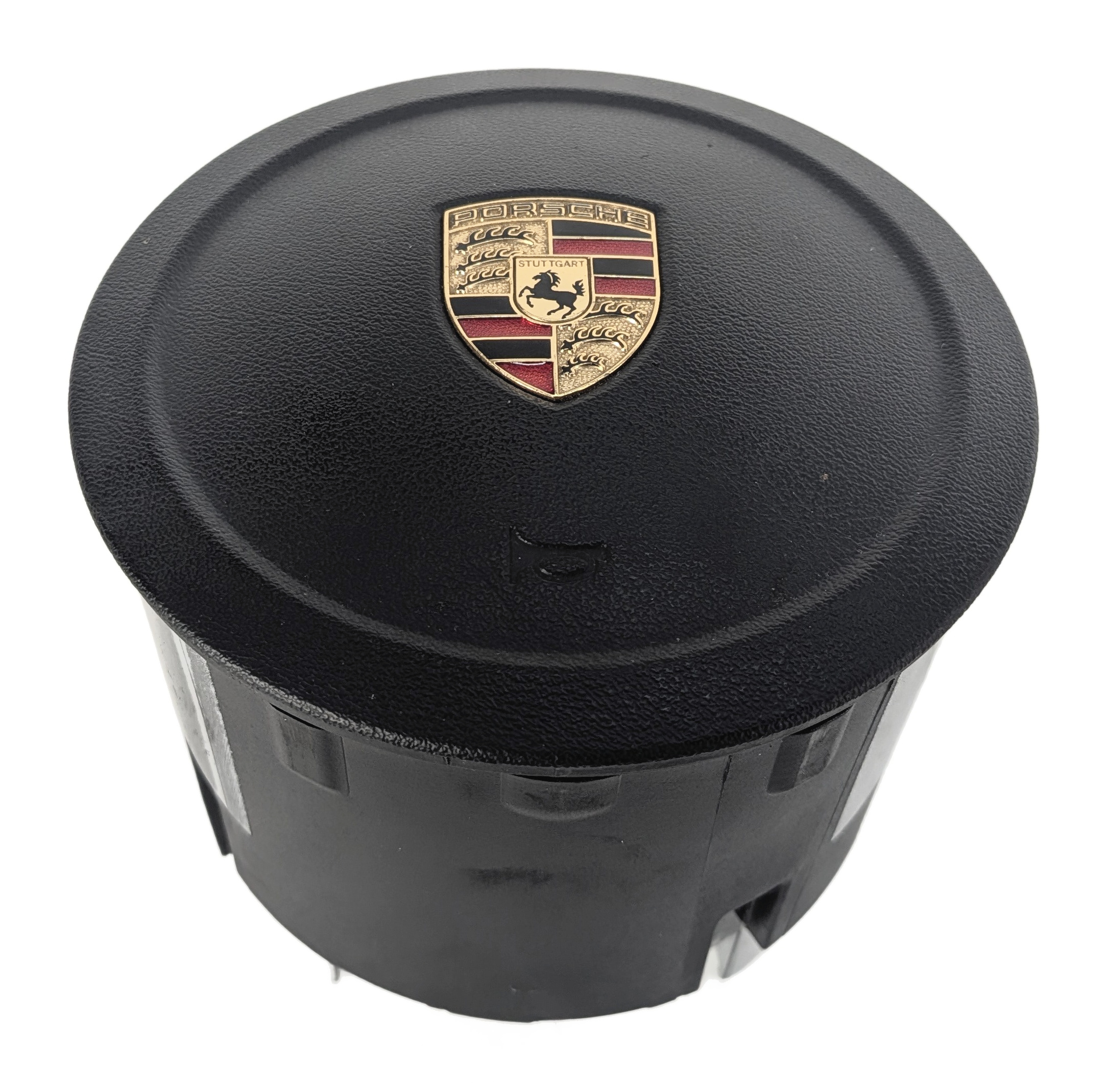2011-2014 PORSCHE CAYENNE (958) DRIVER STEERING WHEEL SRS AIRBAG AIR BAG (Black) — exact item pictured